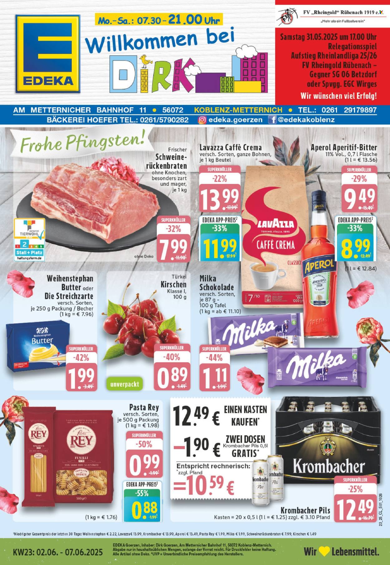 Leták Edeka - 2.6.2025 - 7.6.2025. Strana 1
