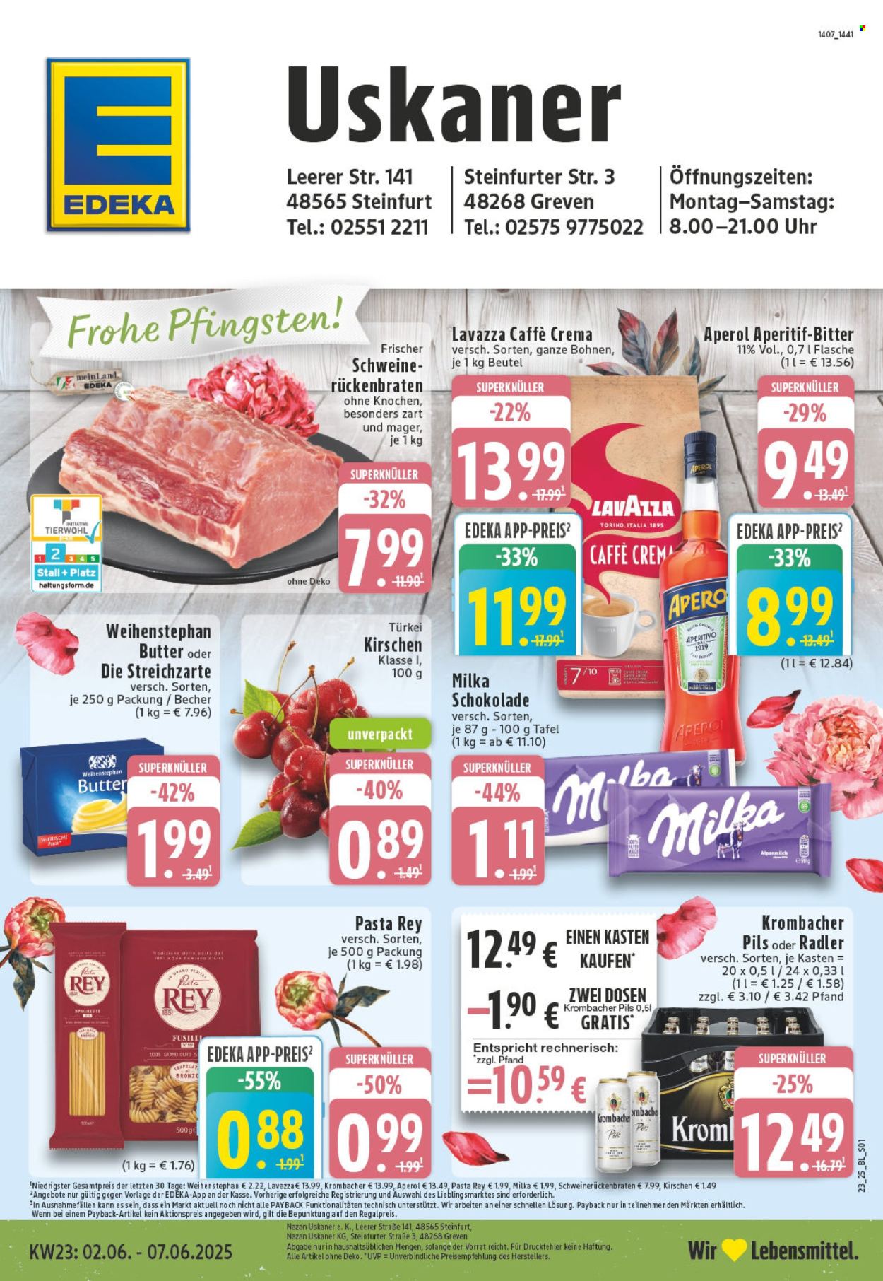 Leták Edeka - 2.6.2025 - 7.6.2025. Strana 1