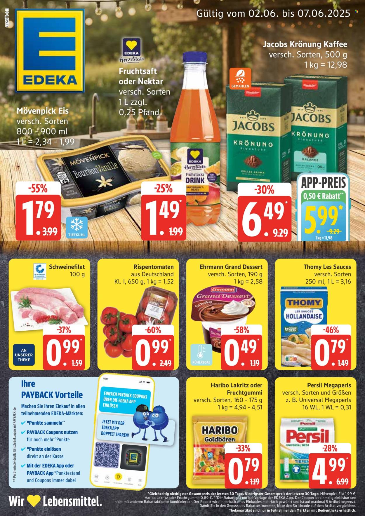 Leták Edeka - 2.6.2025 - 7.6.2025. Strana 1