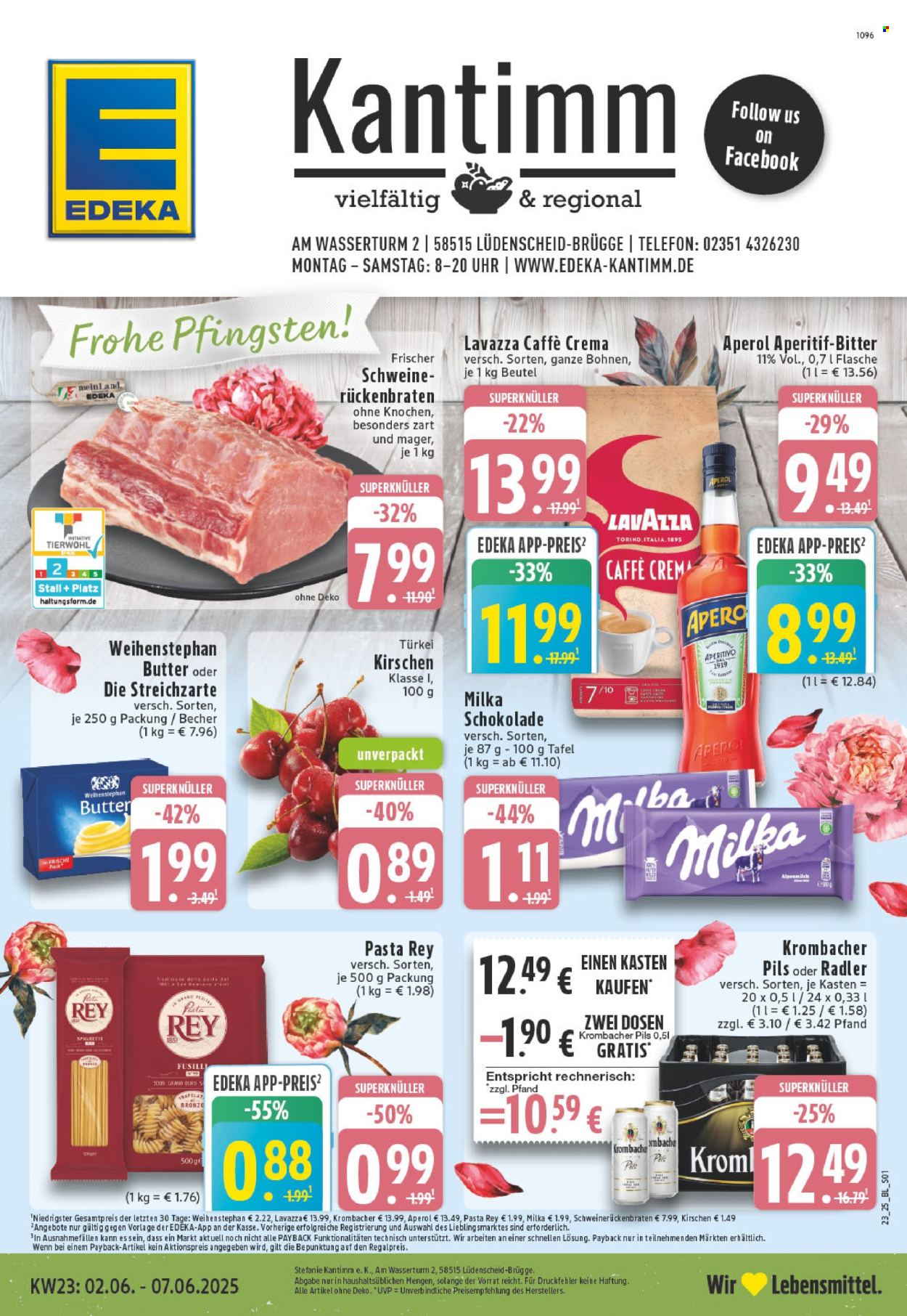 Leták Edeka - 2.6.2025 - 7.6.2025. Strana 1