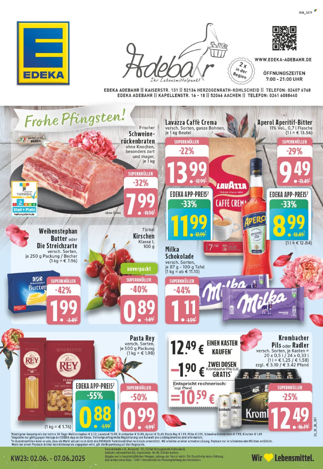 Leták Edeka - 2.6.2025 - 7.6.2025. Strana 1