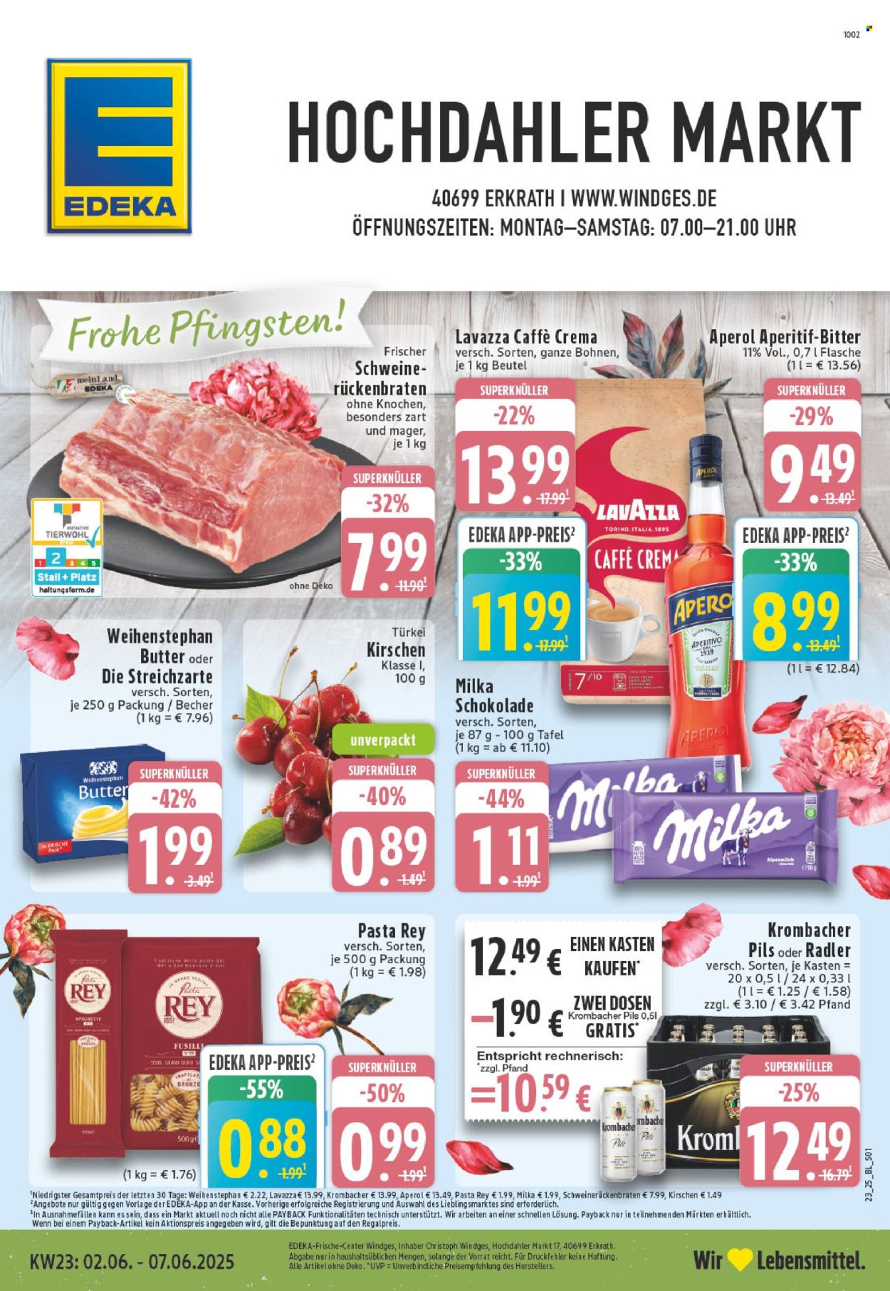 Leták Edeka - 2.6.2025 - 7.6.2025. Strana 1