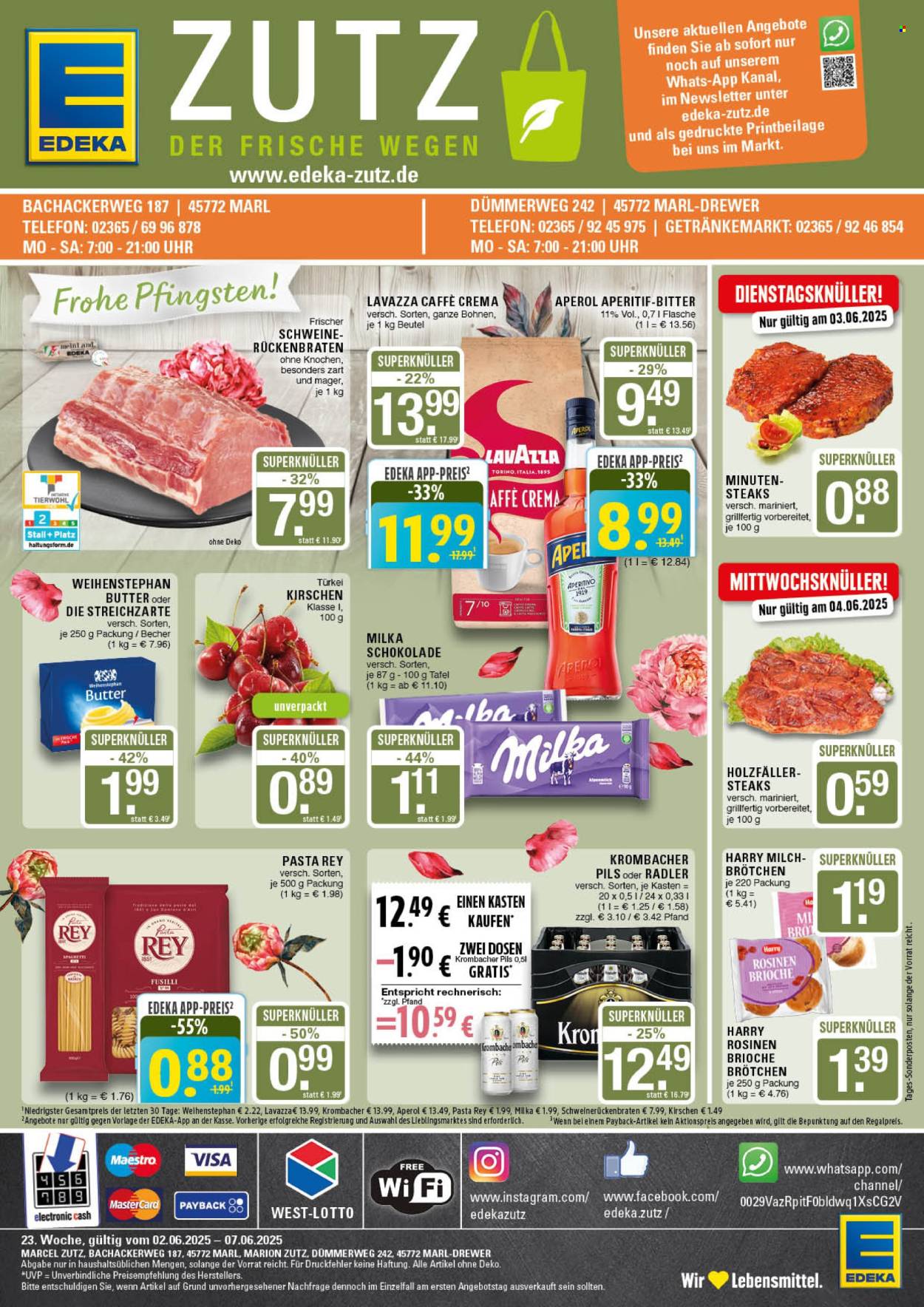 Leták Edeka - 2.6.2025 - 7.6.2025. Strana 1