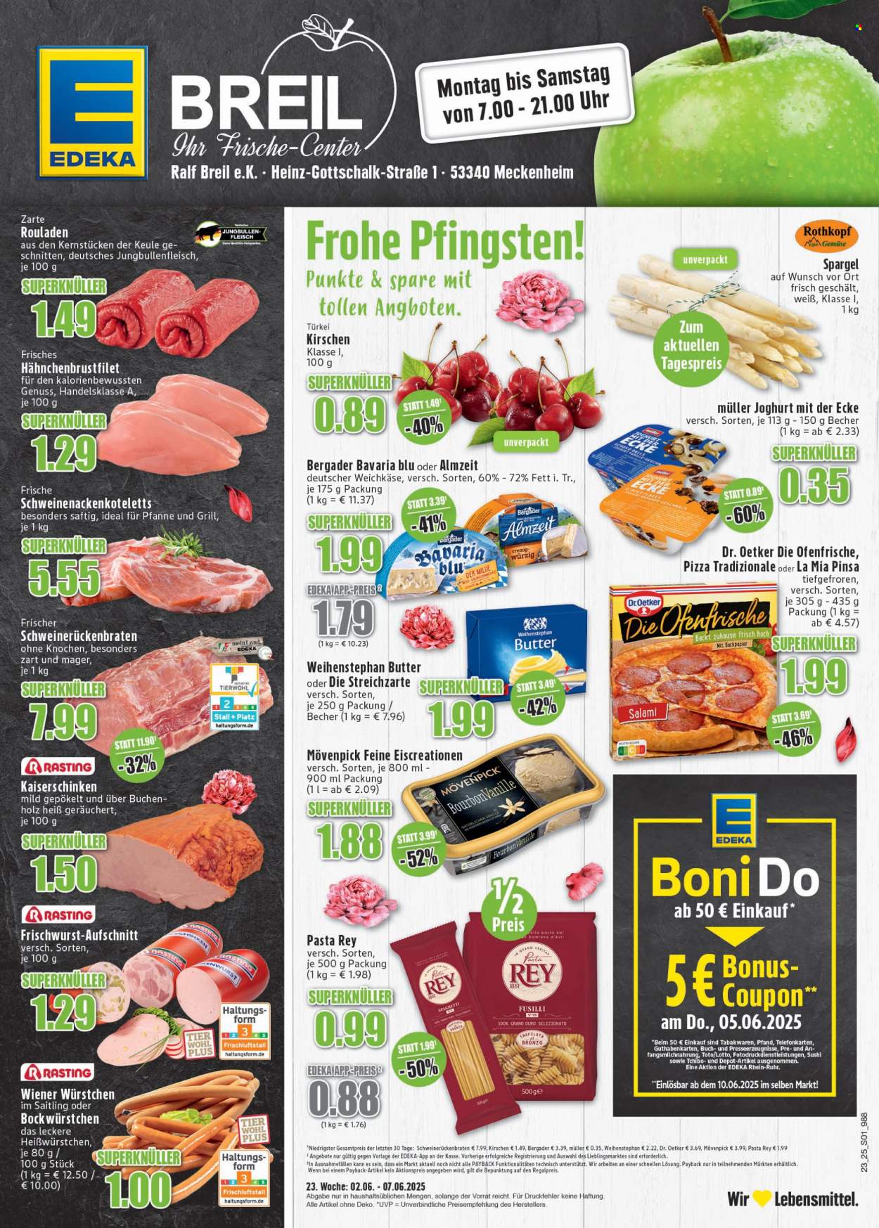 Leták Edeka - 2.6.2025 - 7.6.2025. Strana 1