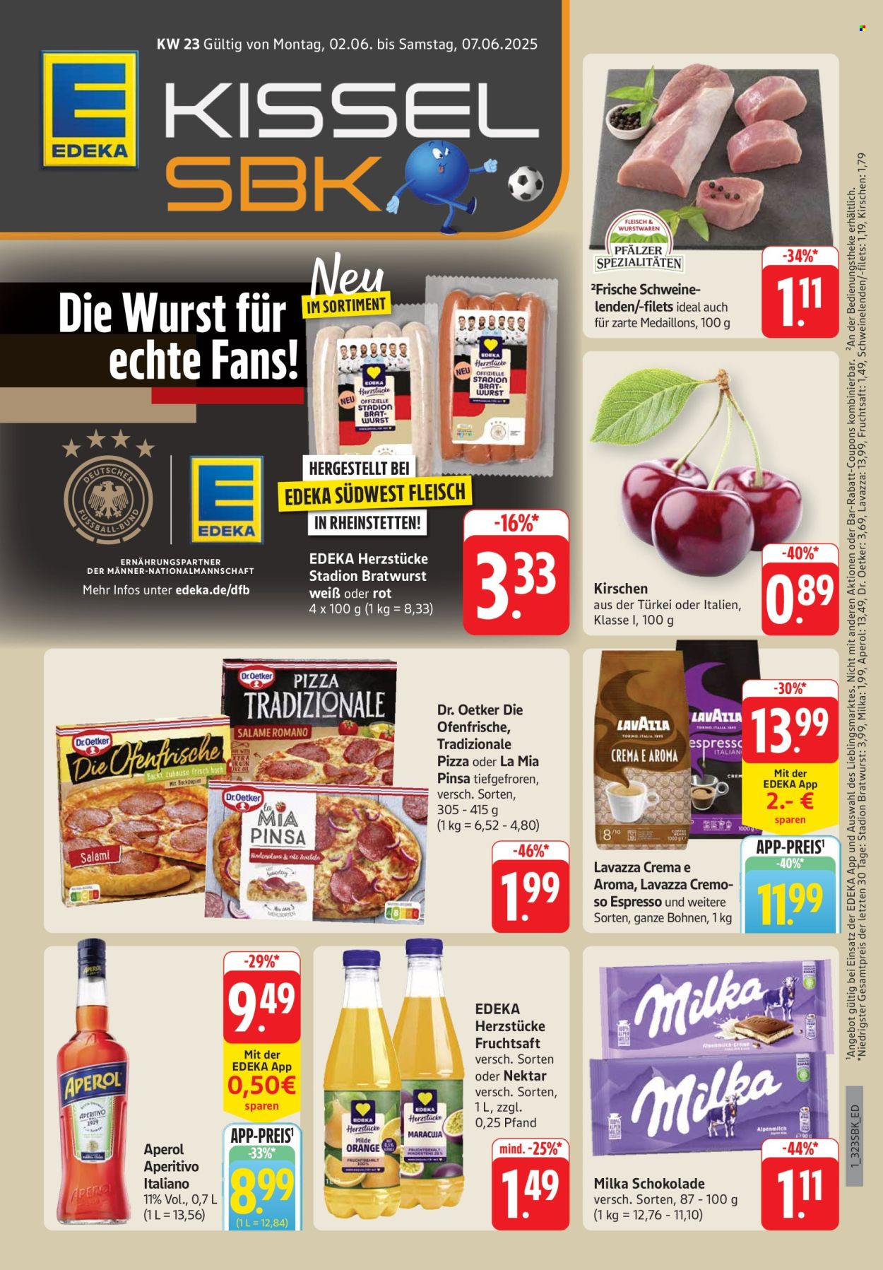 Leták Edeka - 2.6.2025 - 7.6.2025. Strana 1
