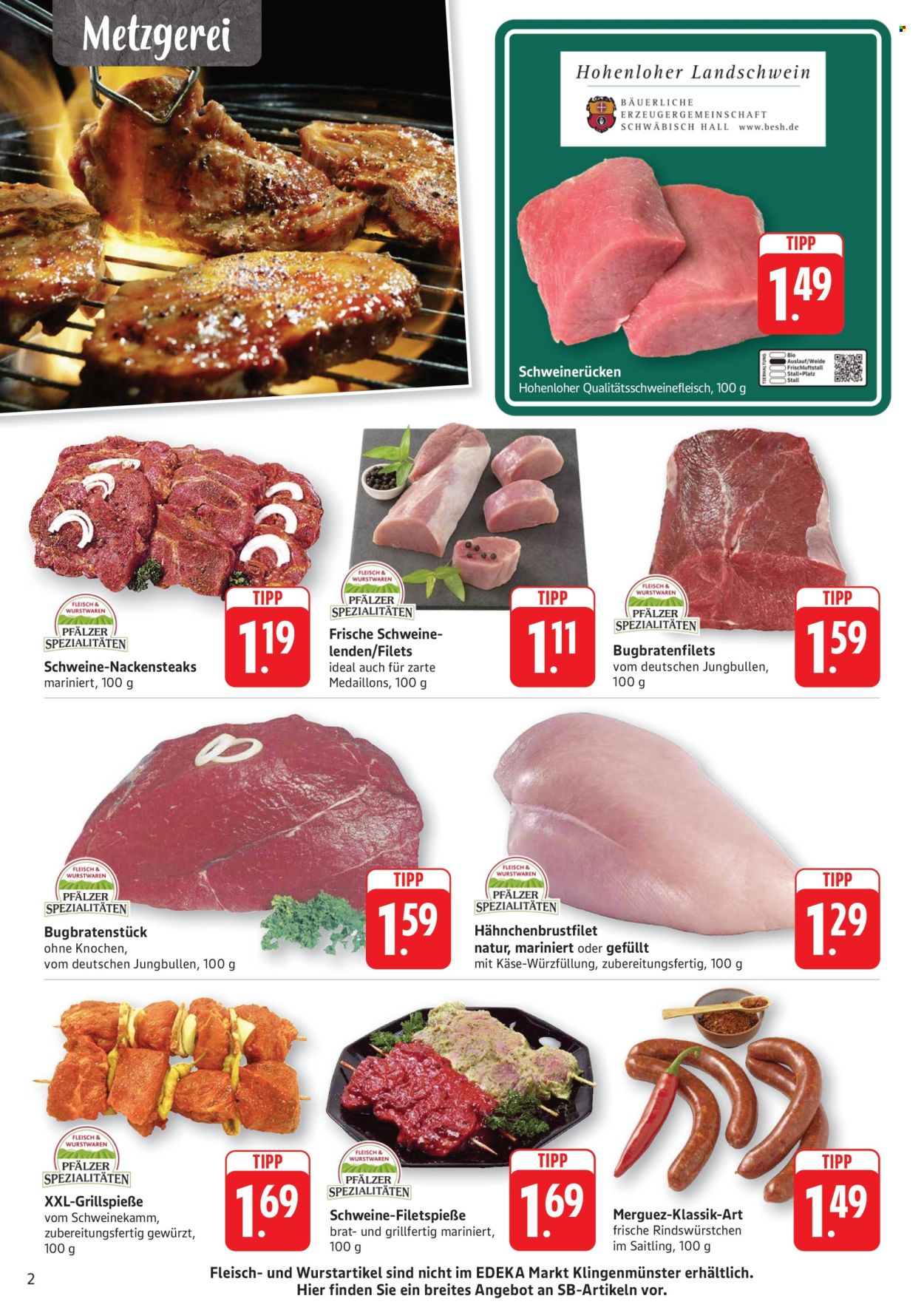 Leták Edeka - 2.6.2025 - 7.6.2025. Strana 2