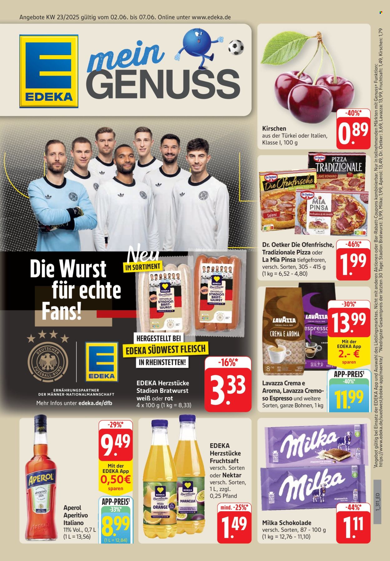 Leták Edeka - 2.6.2025 - 7.6.2025. Strana 1