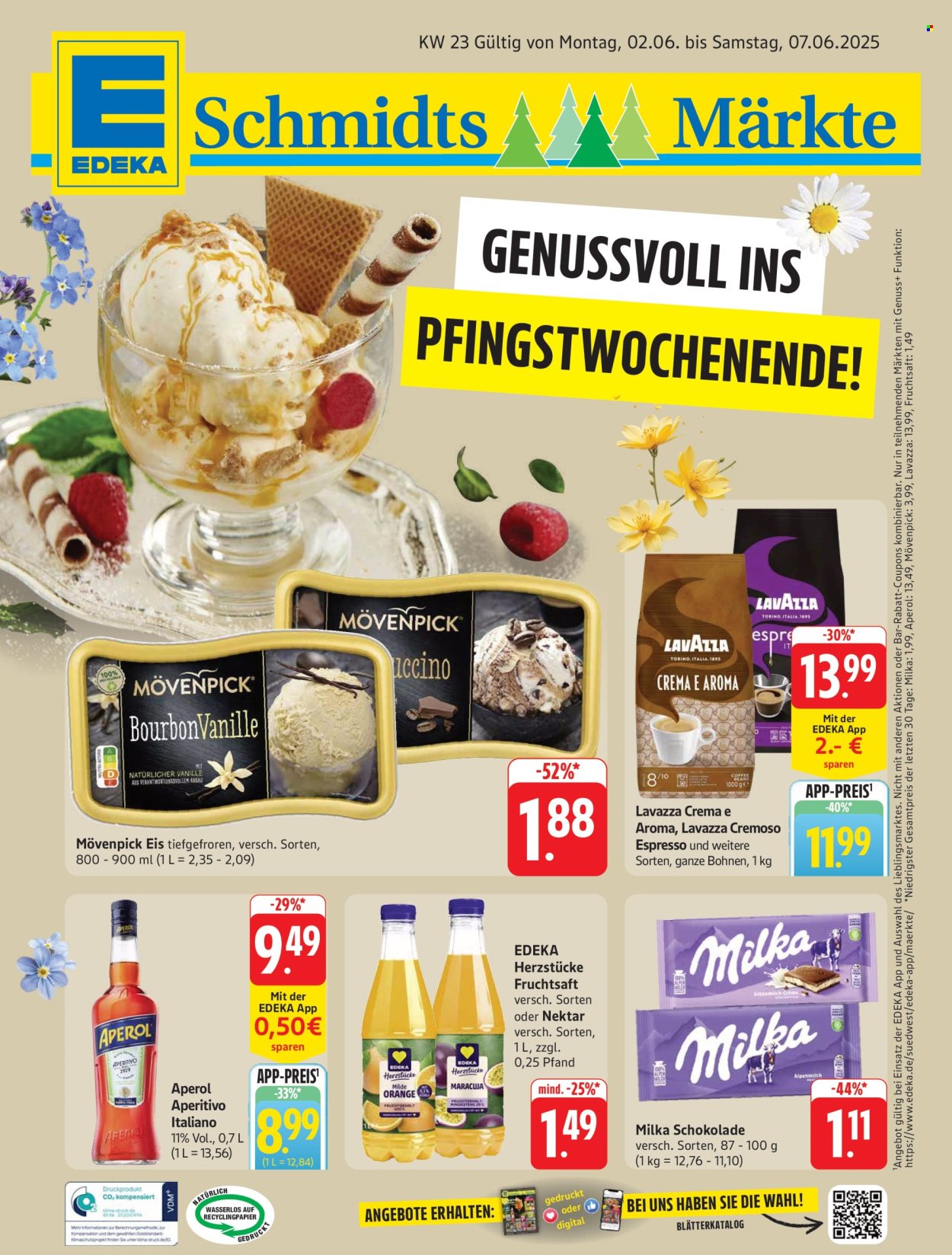 Leták Edeka - 2.6.2025 - 7.6.2025. Strana 1