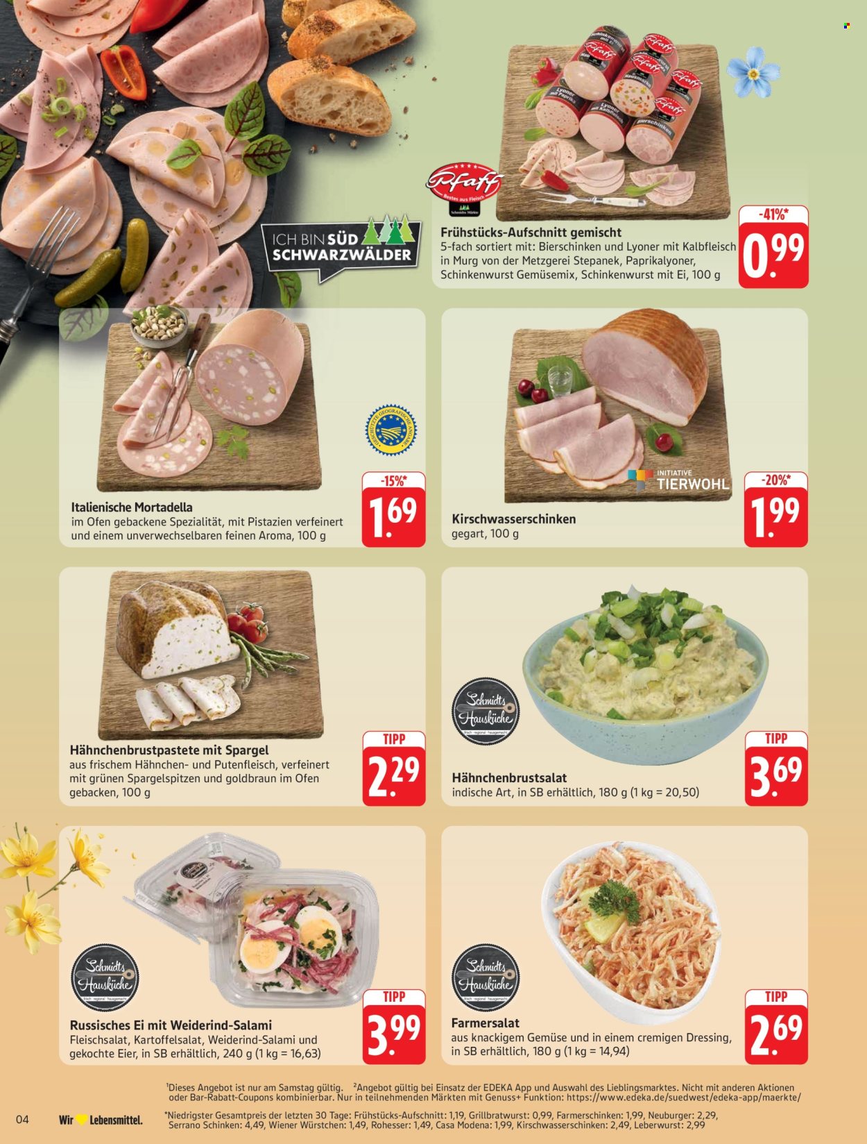 Leták Edeka - 2.6.2025 - 7.6.2025. Strana 4