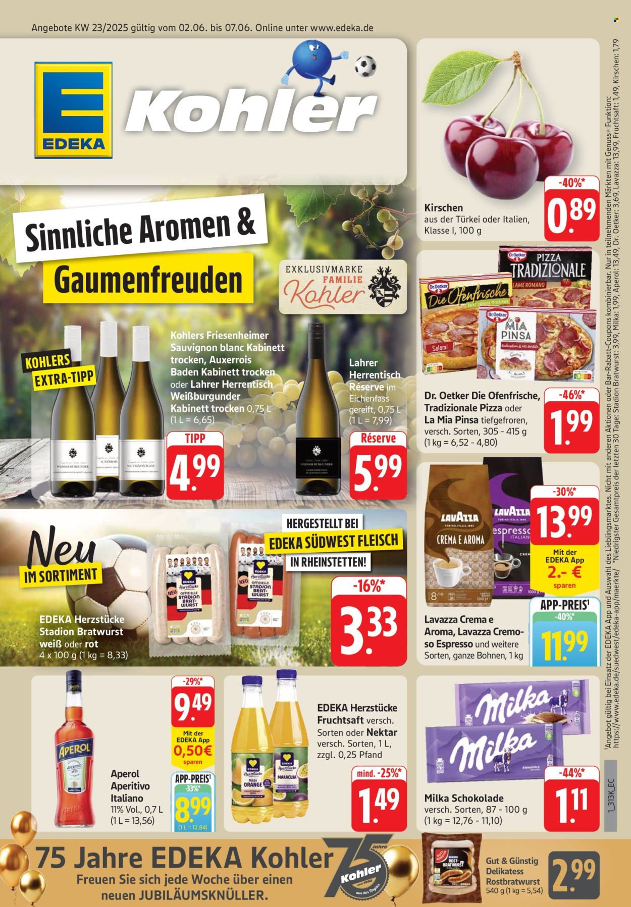 Leták Edeka - 2.6.2025 - 7.6.2025. Strana 1