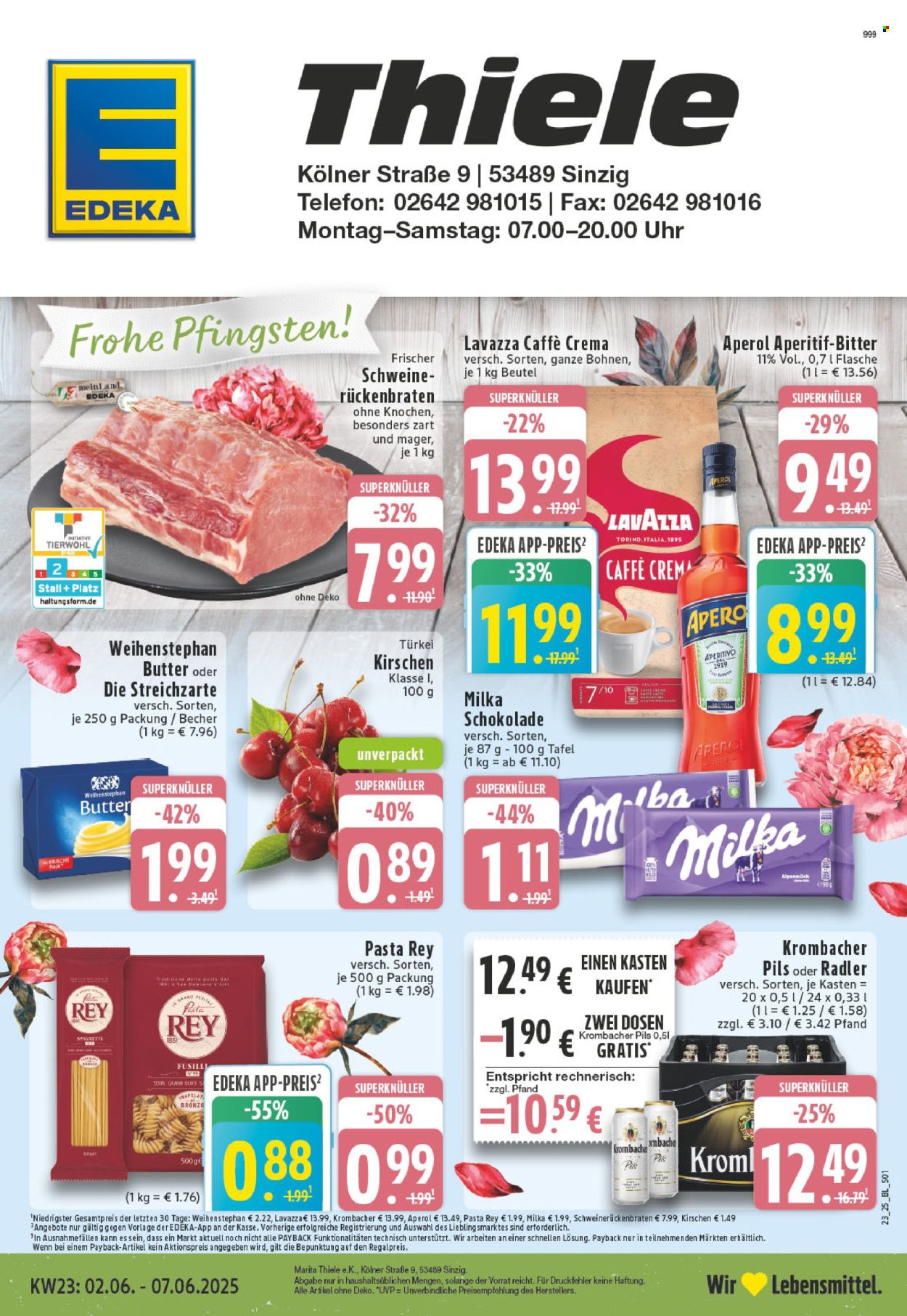 Leták Edeka - 2.6.2025 - 7.6.2025. Strana 1