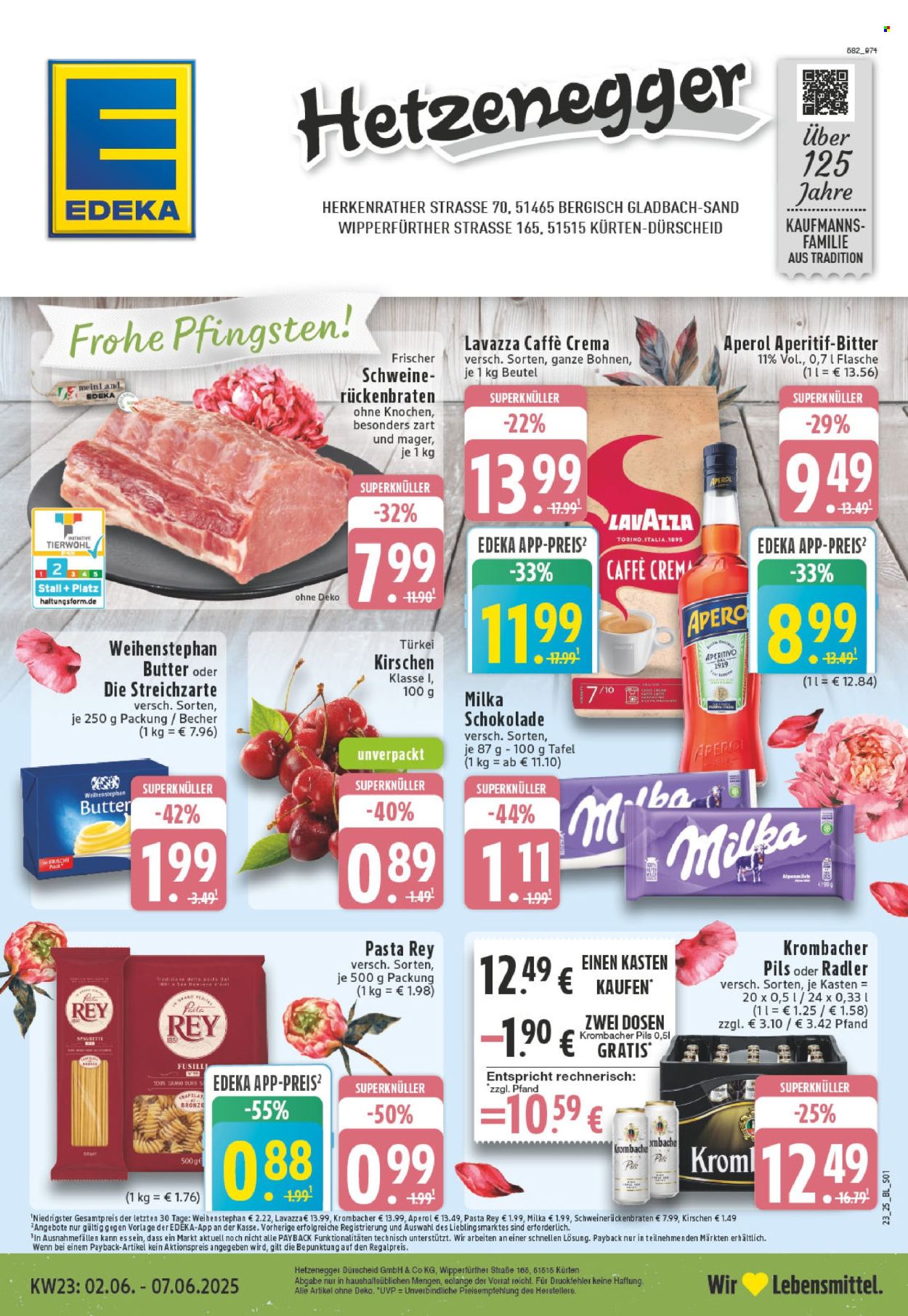 Leták Edeka - 2.6.2025 - 7.6.2025. Strana 1