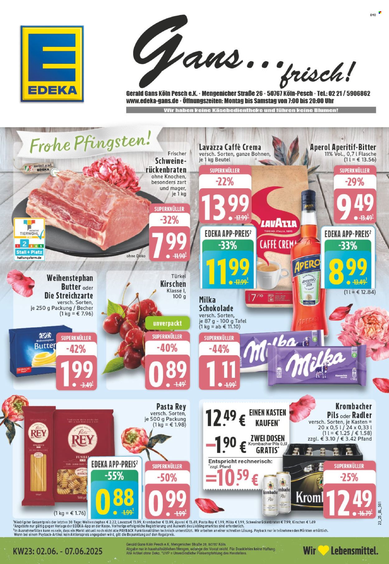 Leták Edeka - 2.6.2025 - 7.6.2025. Strana 1