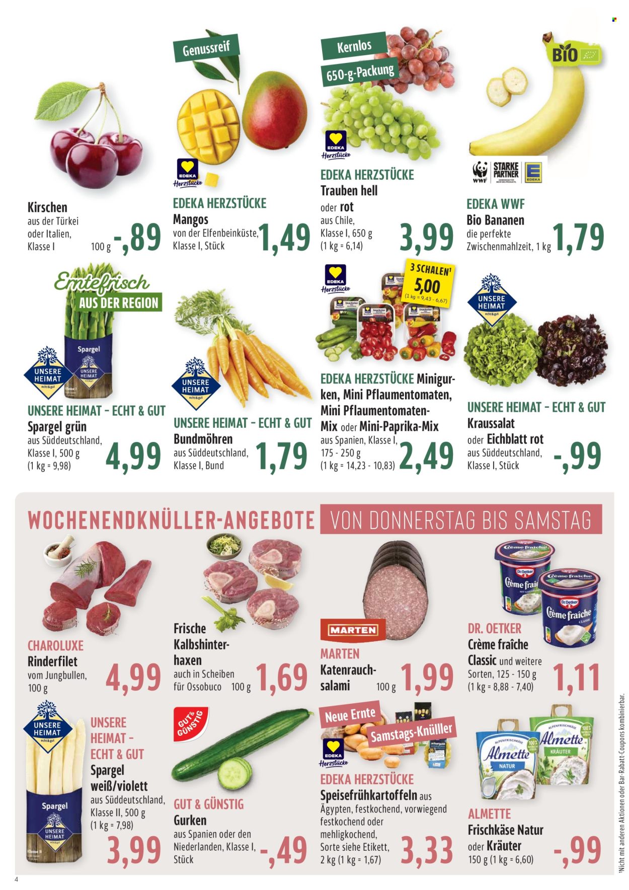 Leták Edeka - 2.6.2025 - 7.6.2025. Strana 4