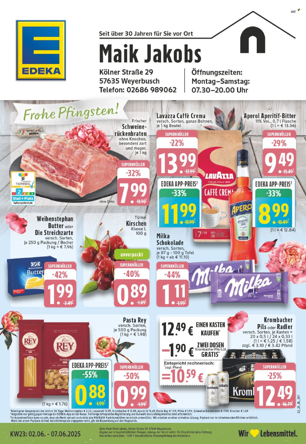 Leták Edeka - 2.6.2025 - 7.6.2025. Strana 1