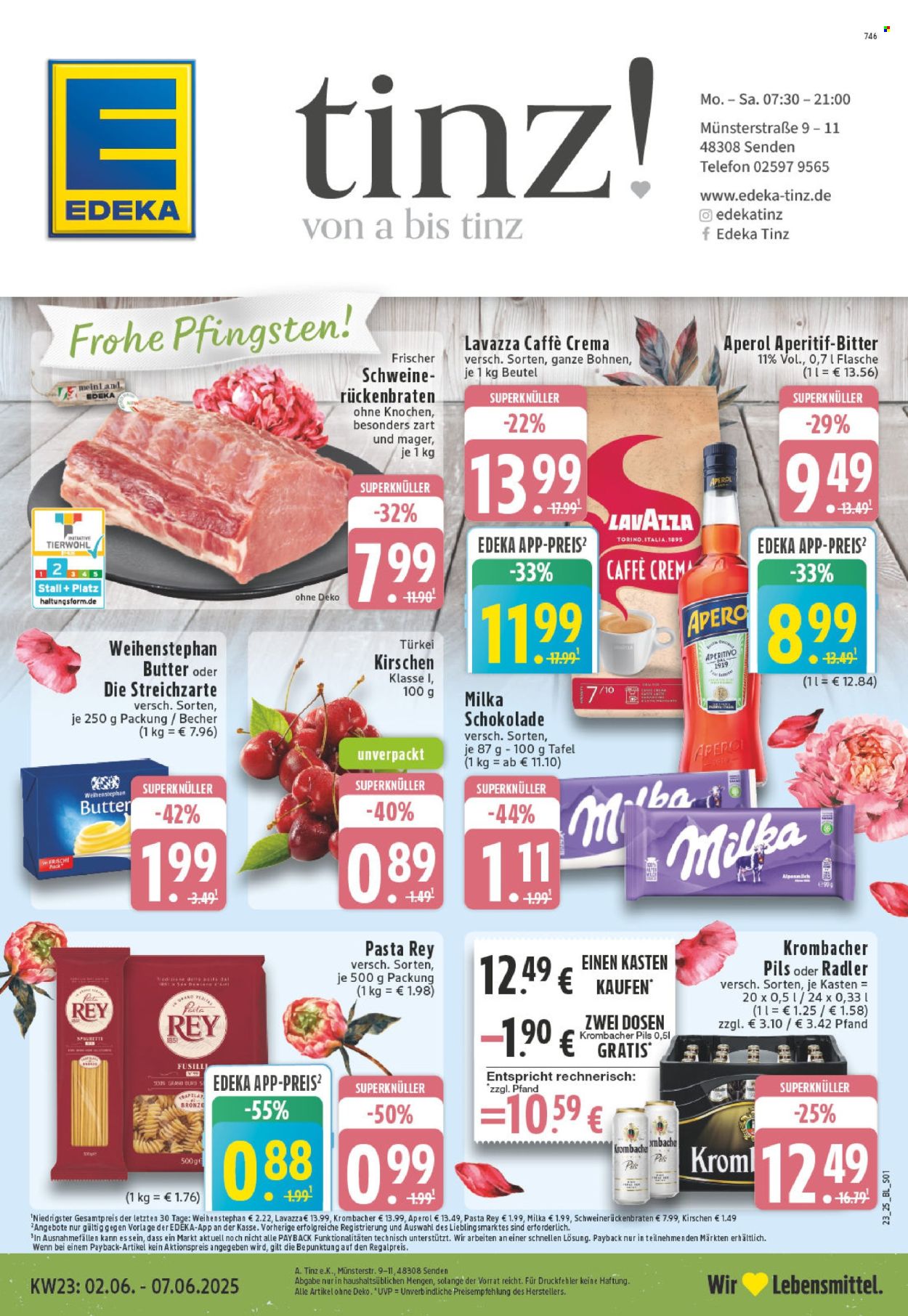 Leták Edeka - 2.6.2025 - 7.6.2025. Strana 1