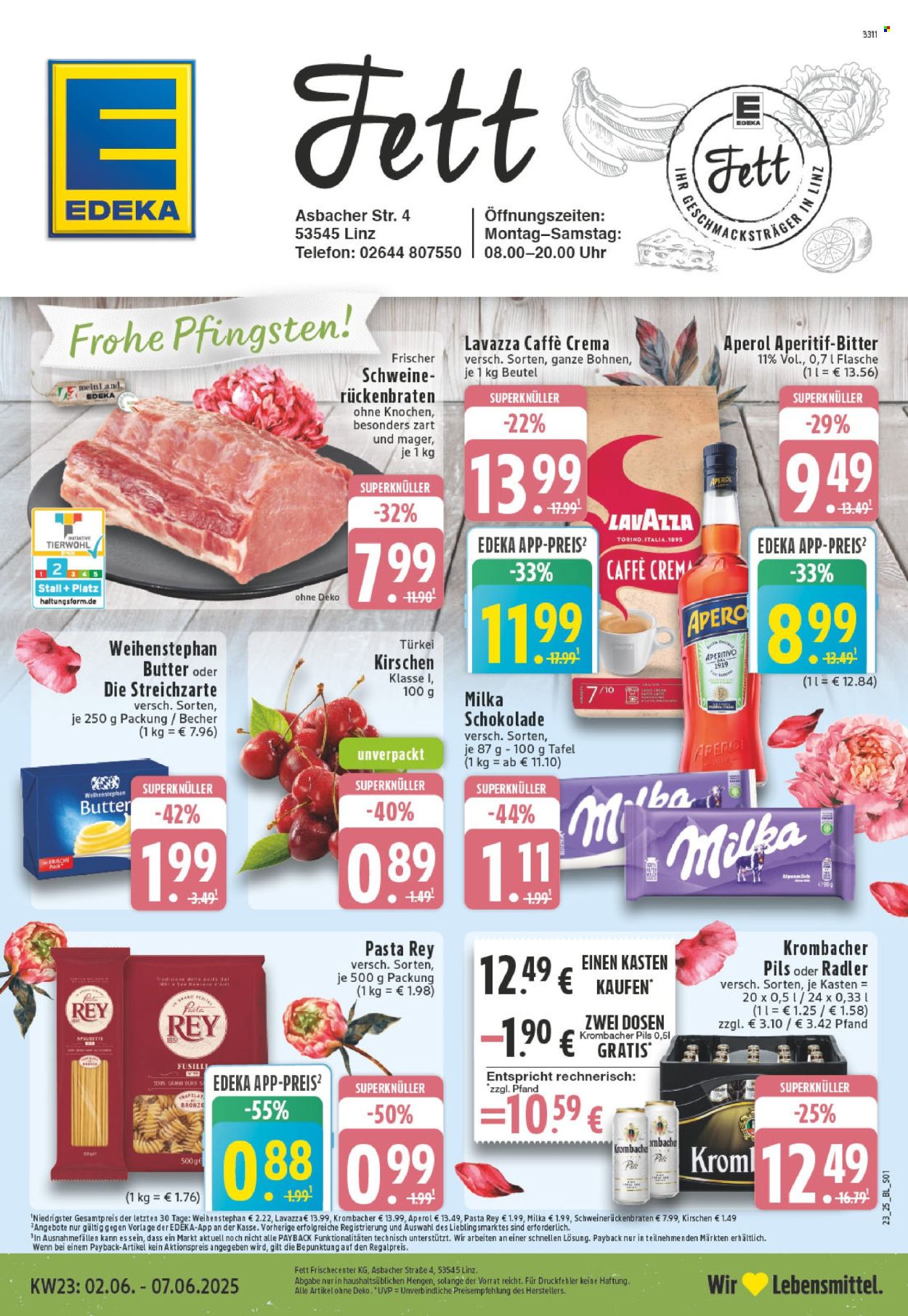 Leták Edeka - 2.6.2025 - 7.6.2025. Strana 1
