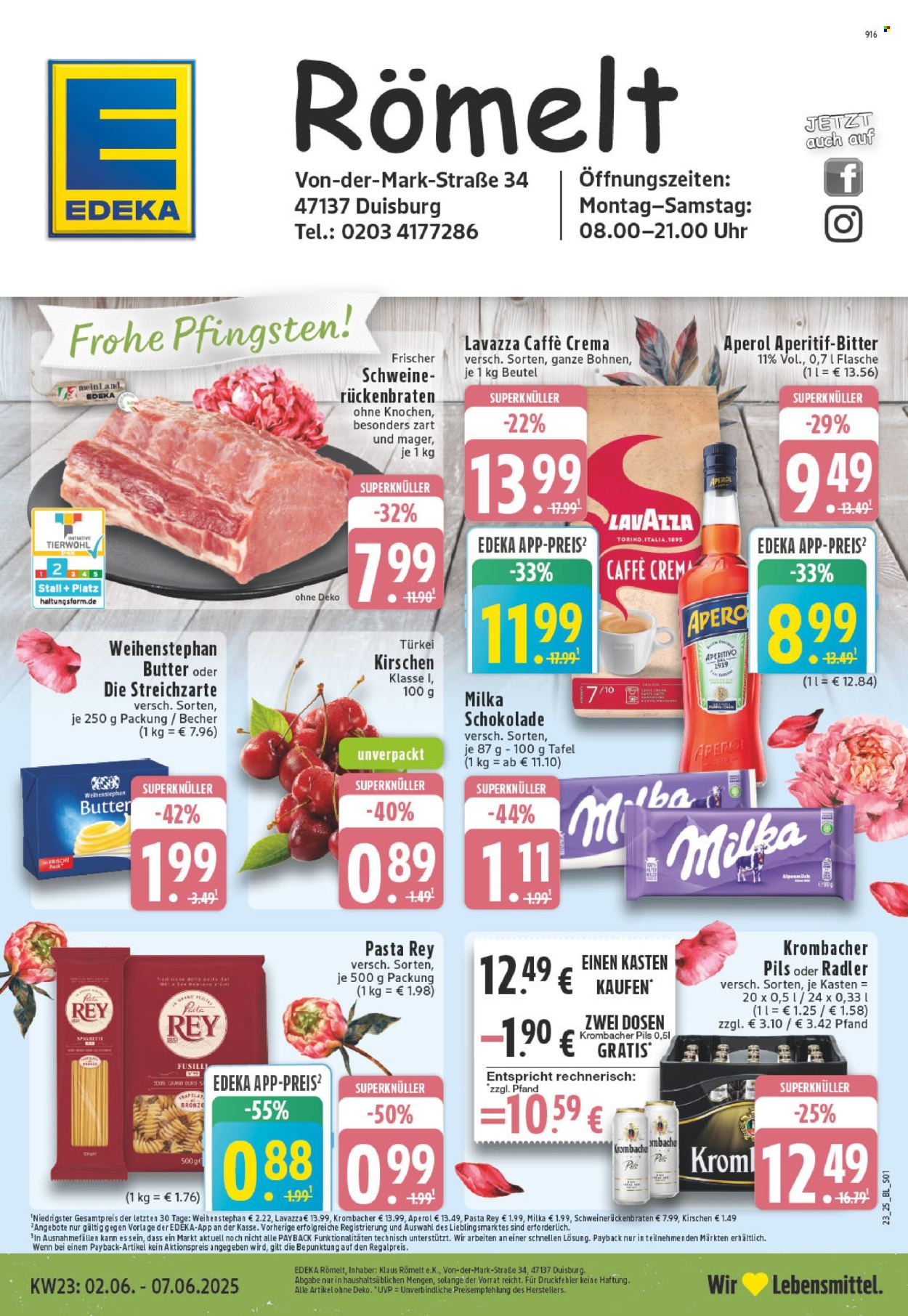 Leták Edeka - 2.6.2025 - 7.6.2025. Strana 1