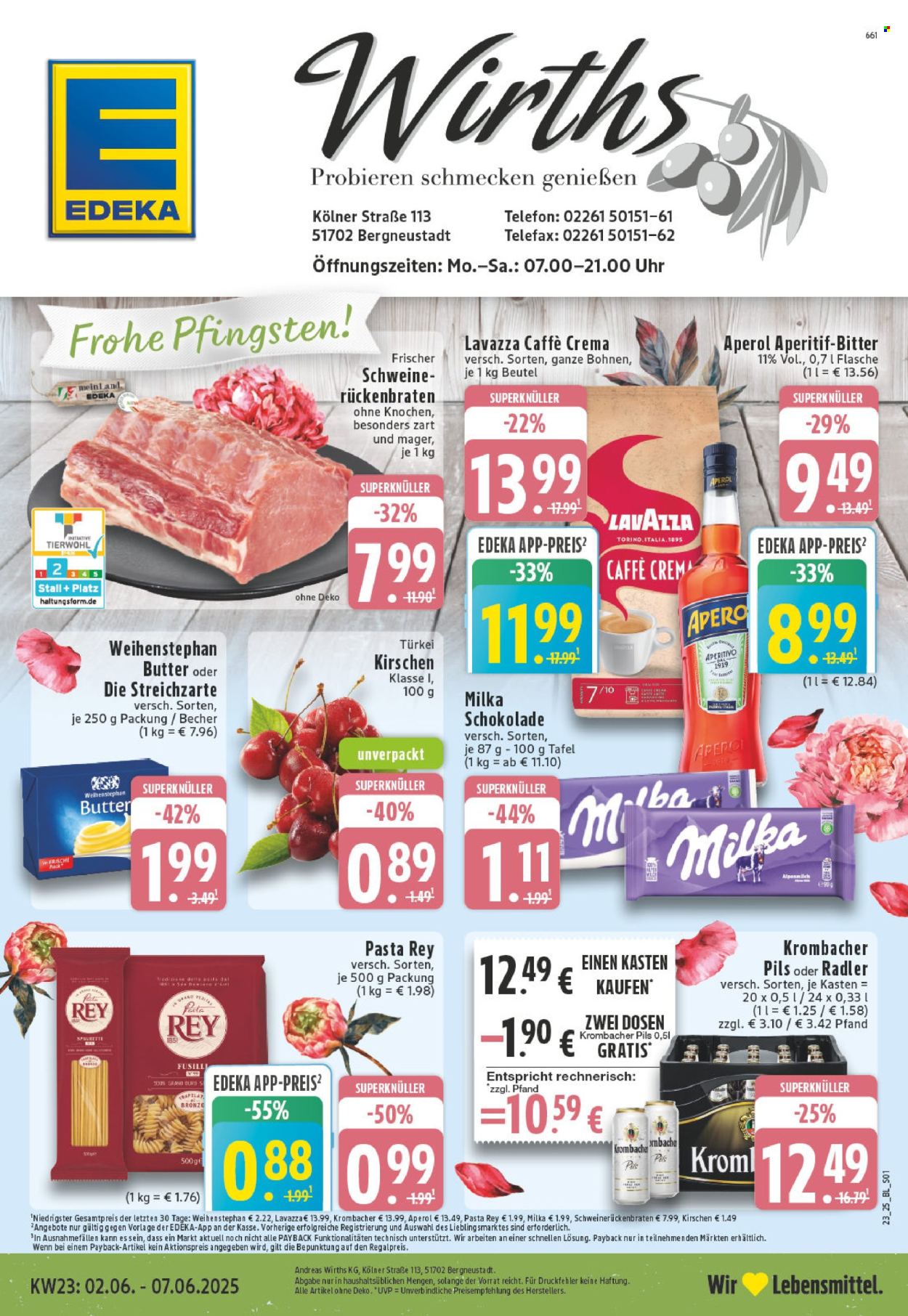 Leták Edeka - 2.6.2025 - 7.6.2025. Strana 1