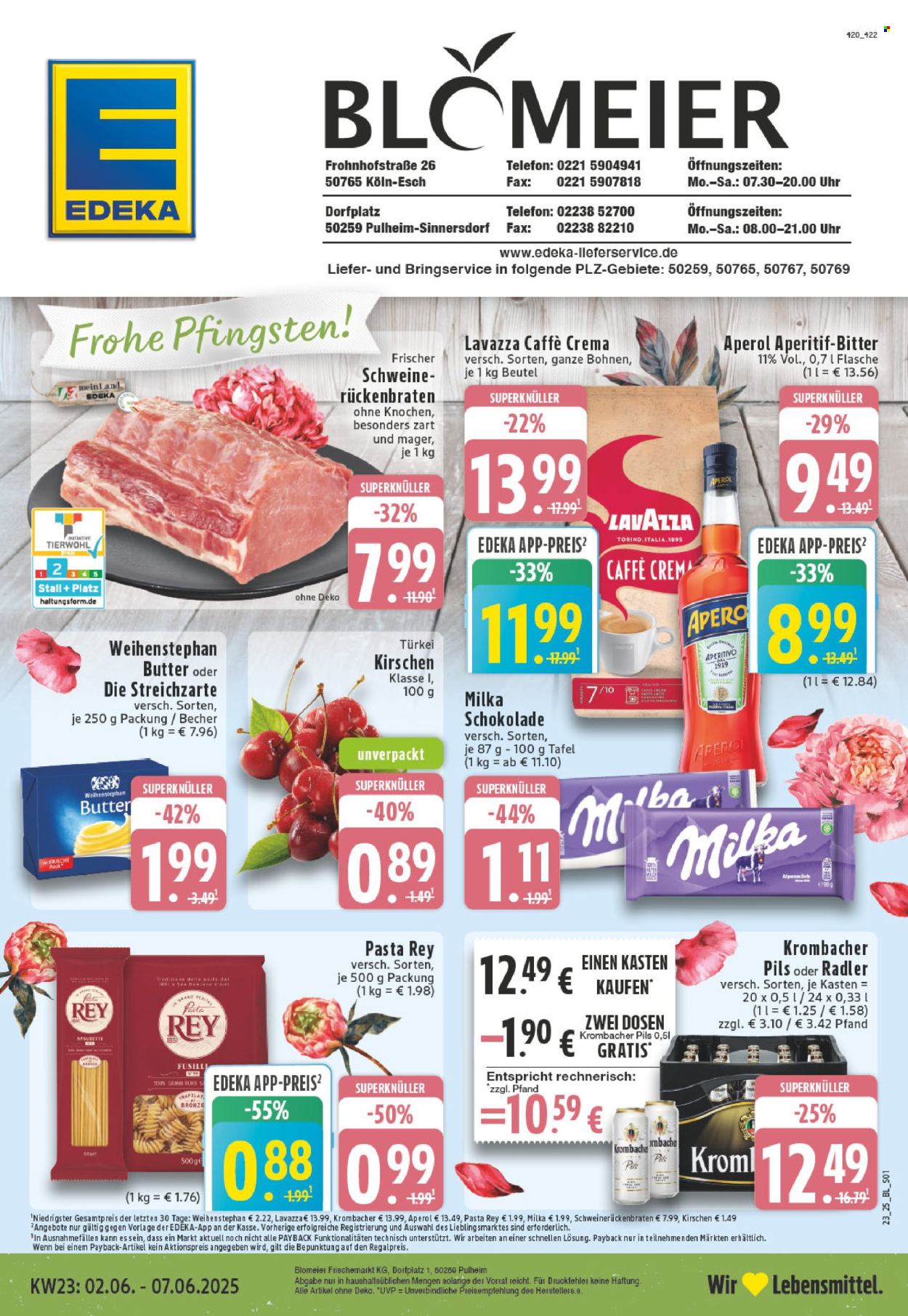 Leták Edeka - 2.6.2025 - 7.6.2025. Strana 1
