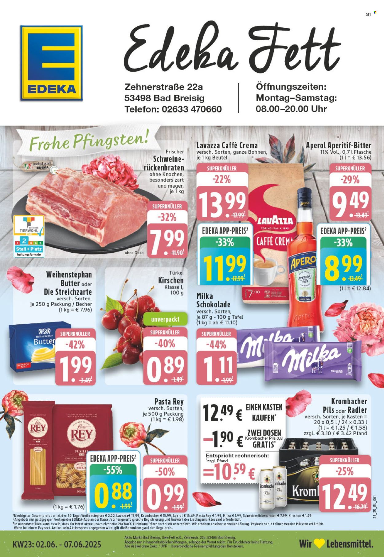 Leták Edeka - 2.6.2025 - 7.6.2025. Strana 1