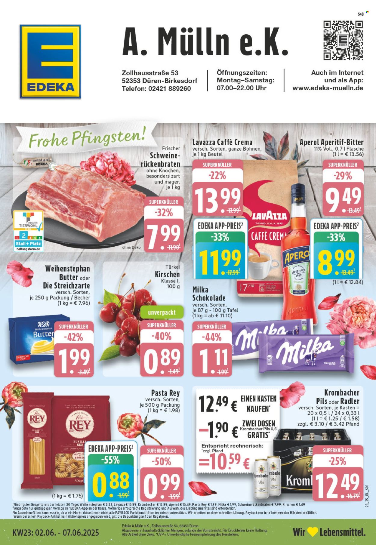 Leták Edeka - 2.6.2025 - 7.6.2025. Strana 1