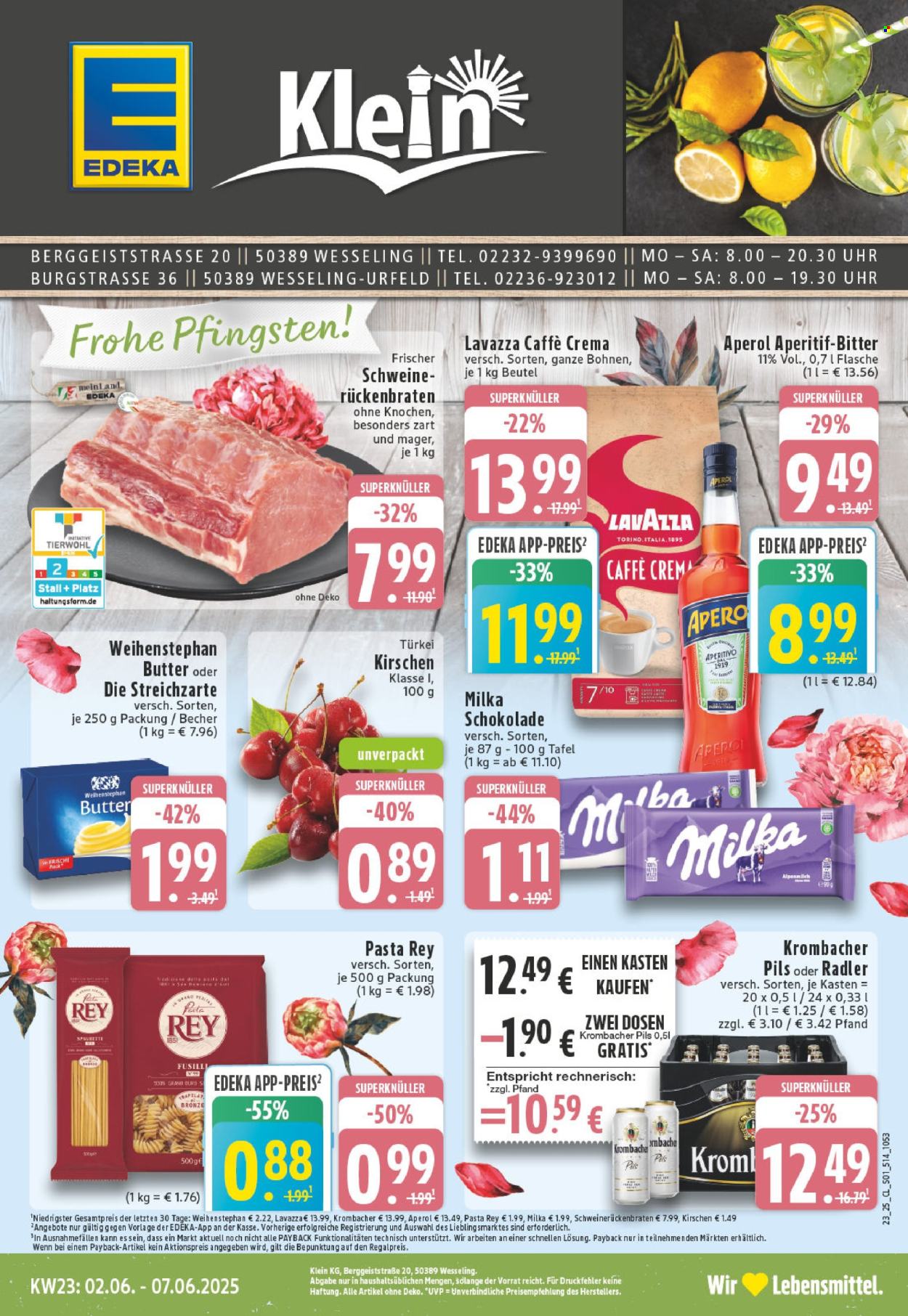 Leták Edeka - 2.6.2025 - 7.6.2025. Strana 1