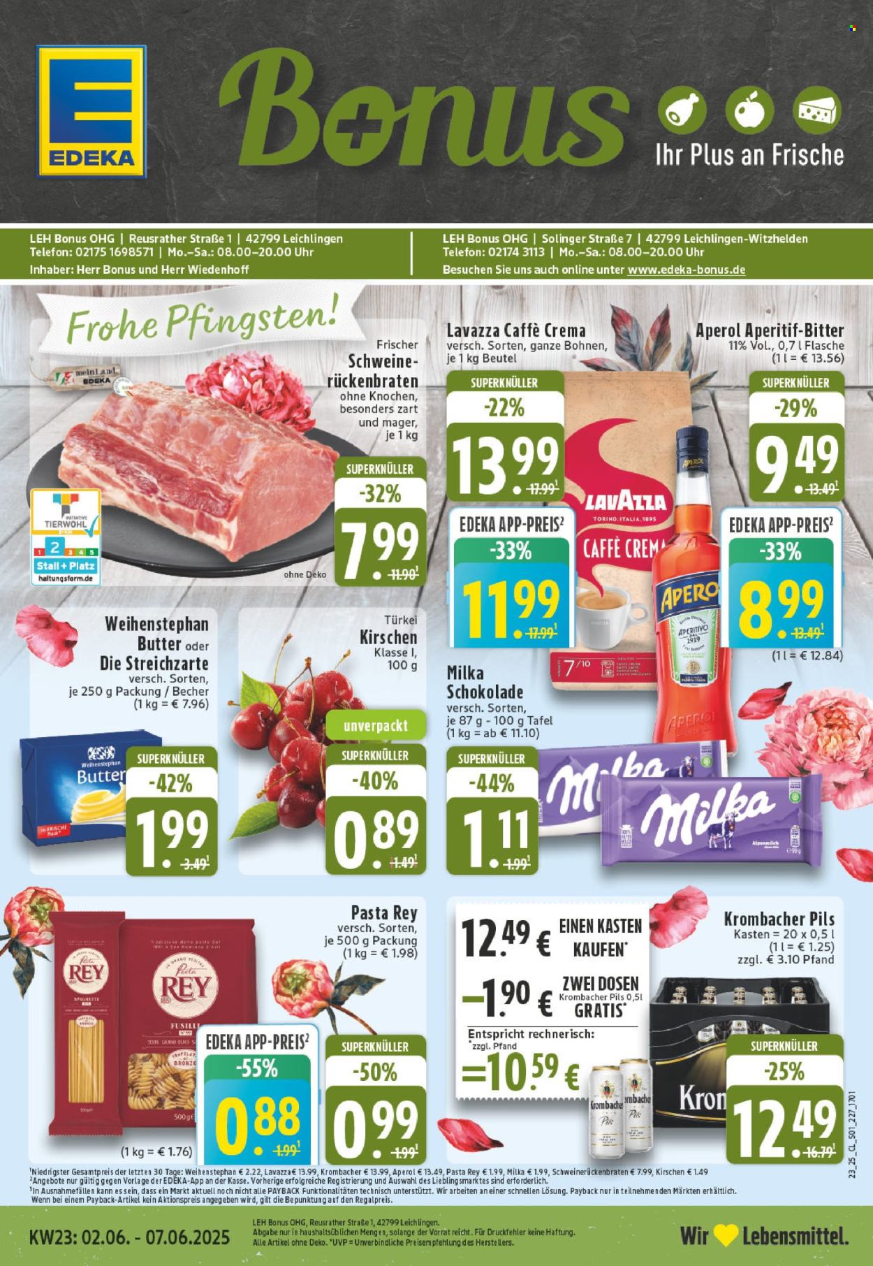 Leták Edeka - 2.6.2025 - 7.6.2025. Strana 1