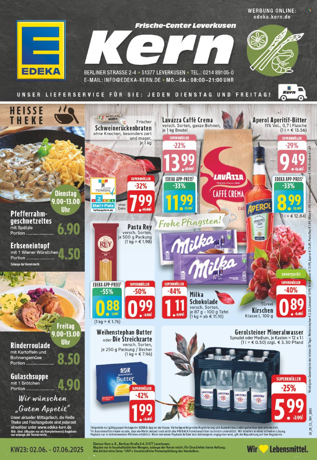 Leták Edeka - 2.6.2025 - 7.6.2025. Strana 1