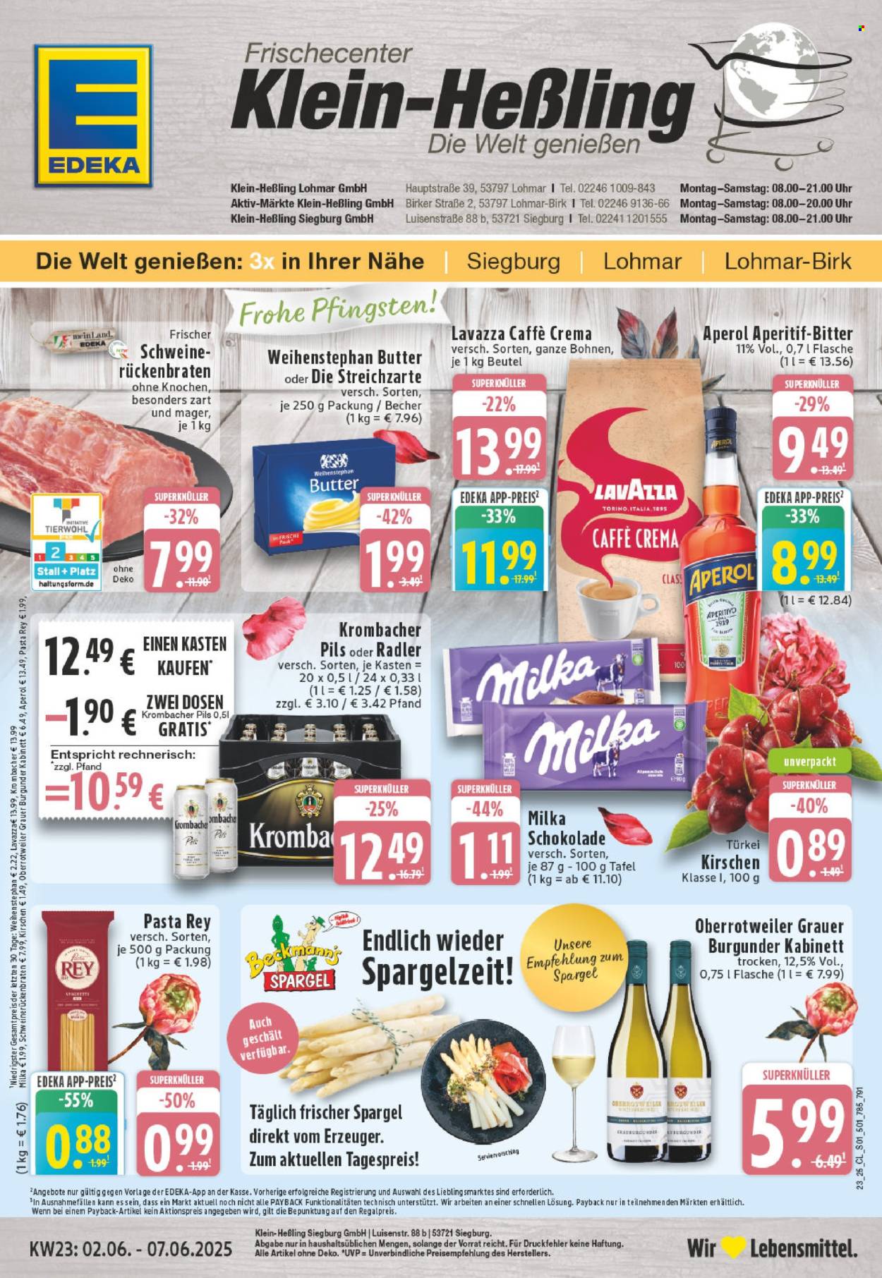 Leták Edeka - 2.6.2025 - 7.6.2025. Strana 1