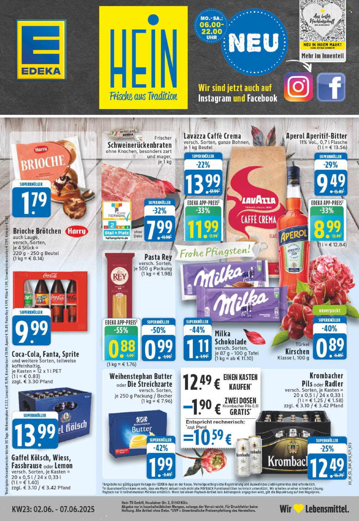 Leták Edeka - 2.6.2025 - 7.6.2025. Strana 1
