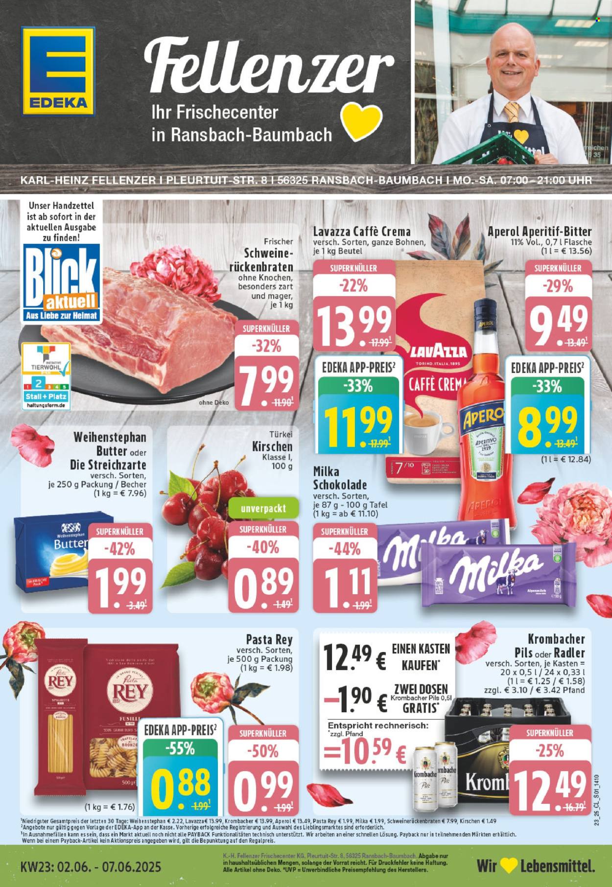 Leták Edeka - 2.6.2025 - 7.6.2025. Strana 1