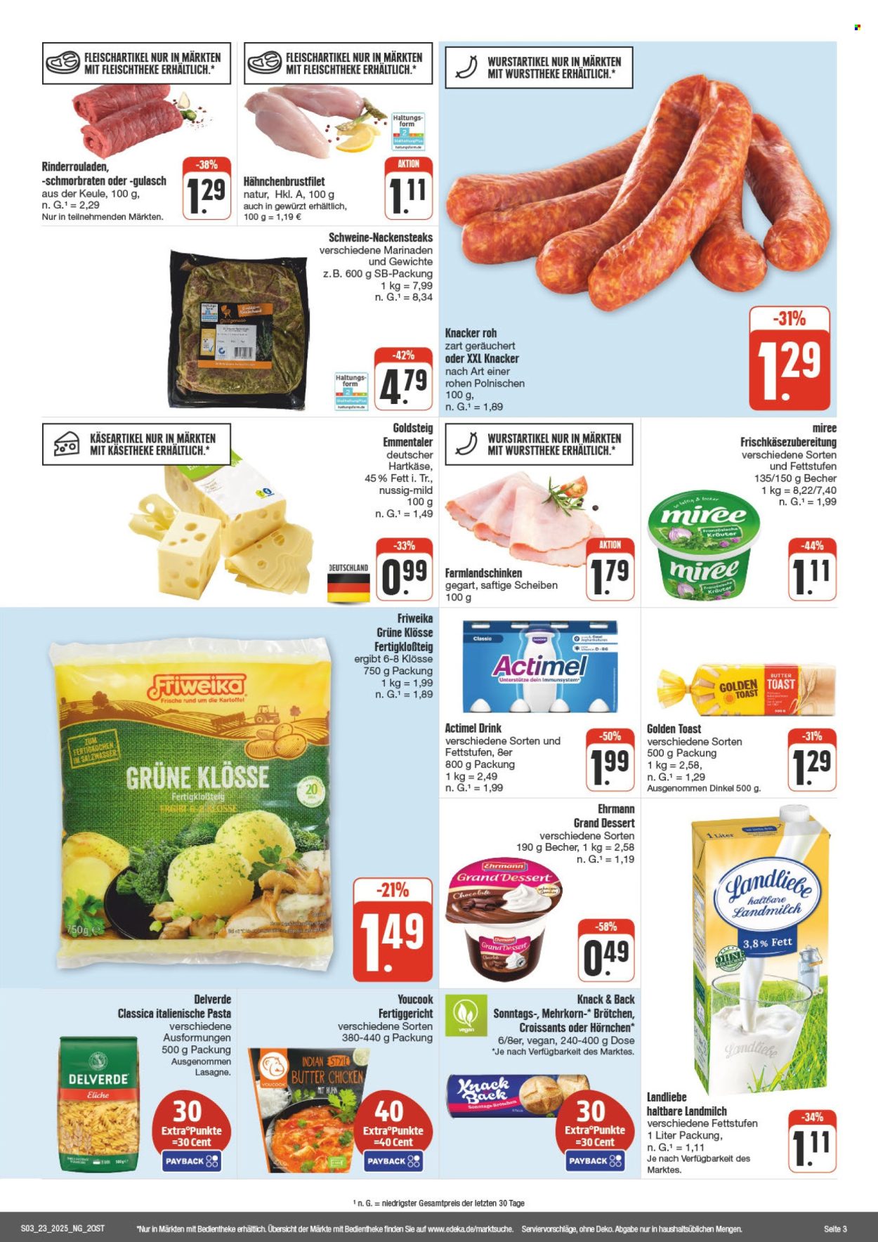 Leták Edeka - 2.6.2025 - 7.6.2025. Strana 3