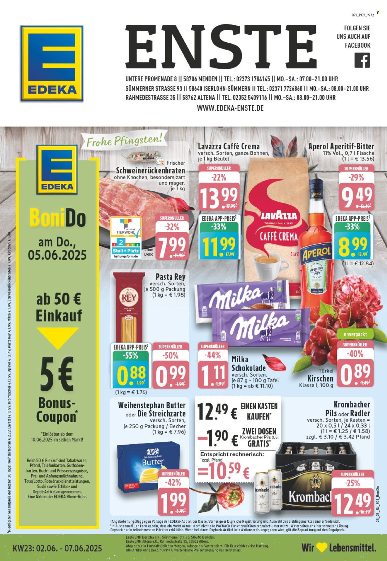 Leták Edeka - 2.6.2025 - 7.6.2025. Strana 1
