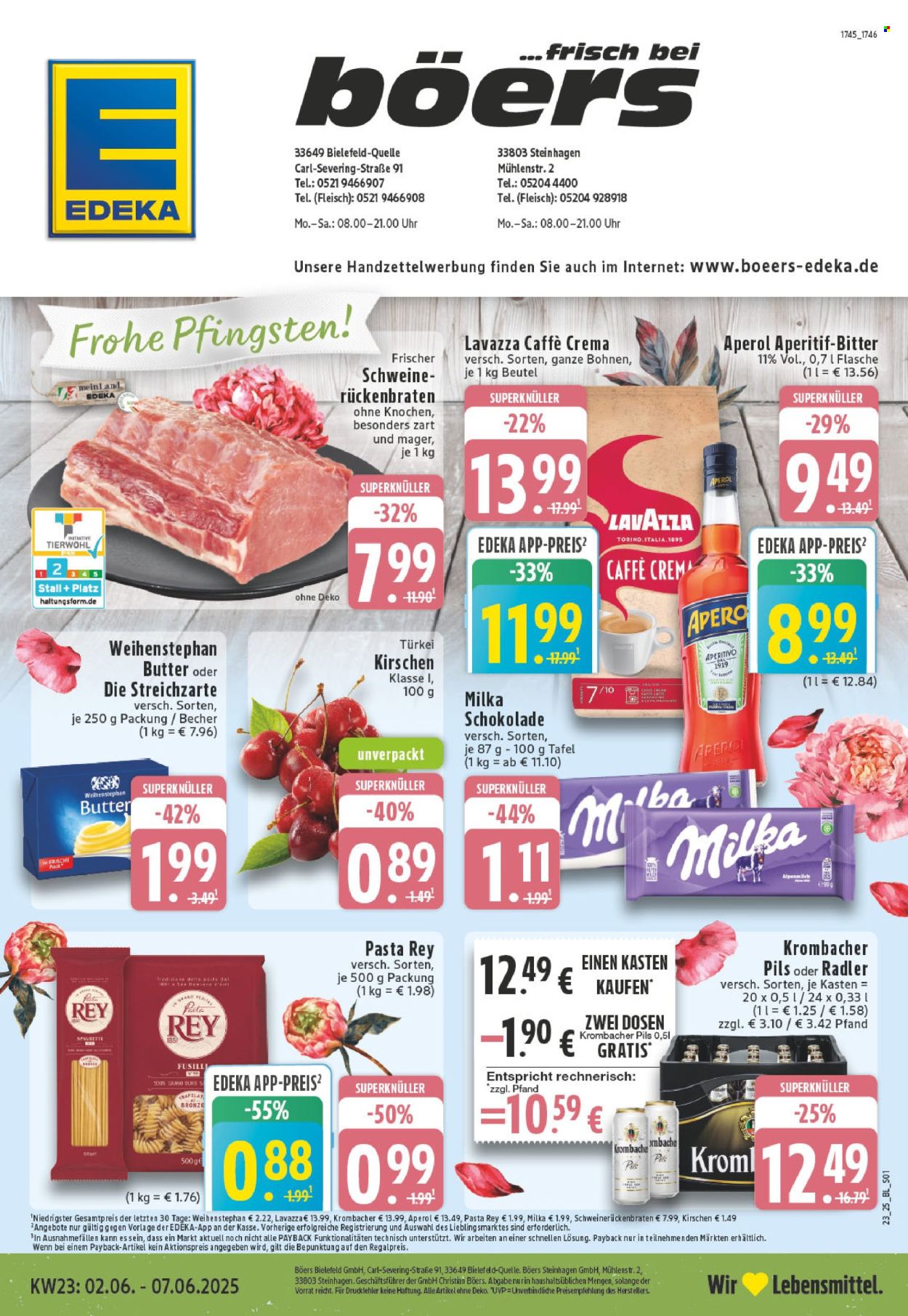 Leták Edeka - 2.6.2025 - 7.6.2025. Strana 1