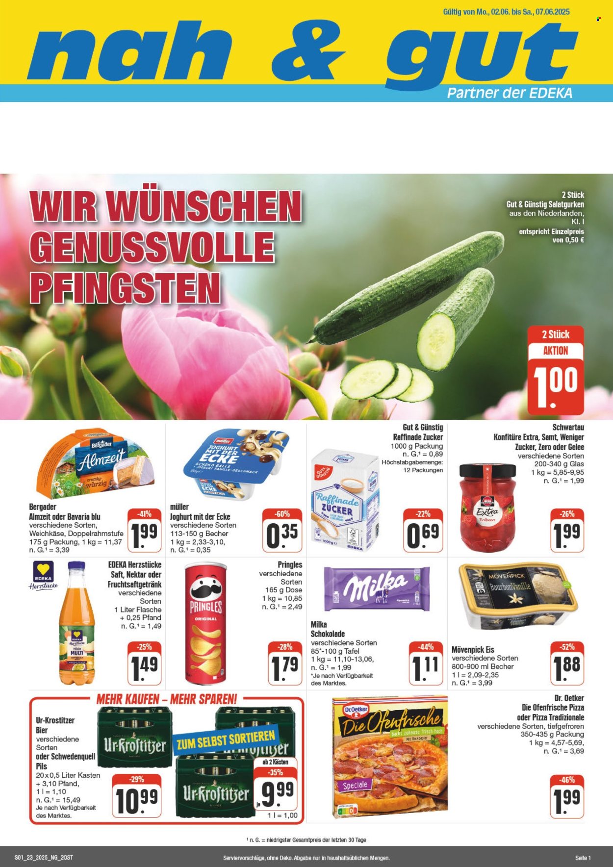Leták Edeka - 2.6.2025 - 7.6.2025. Strana 1