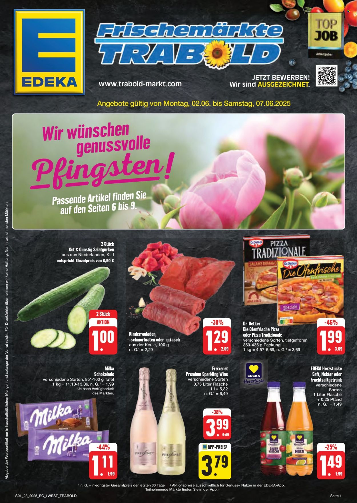 Leták Edeka - 2.6.2025 - 7.6.2025. Strana 1