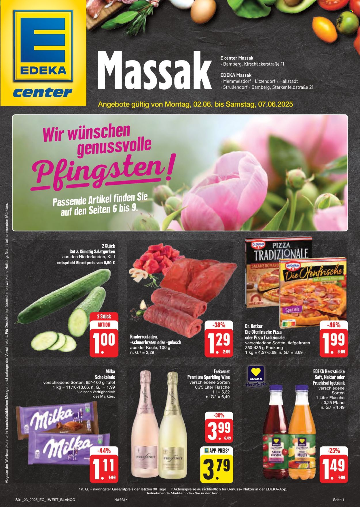 Leták Edeka - 2.6.2025 - 7.6.2025. Strana 1