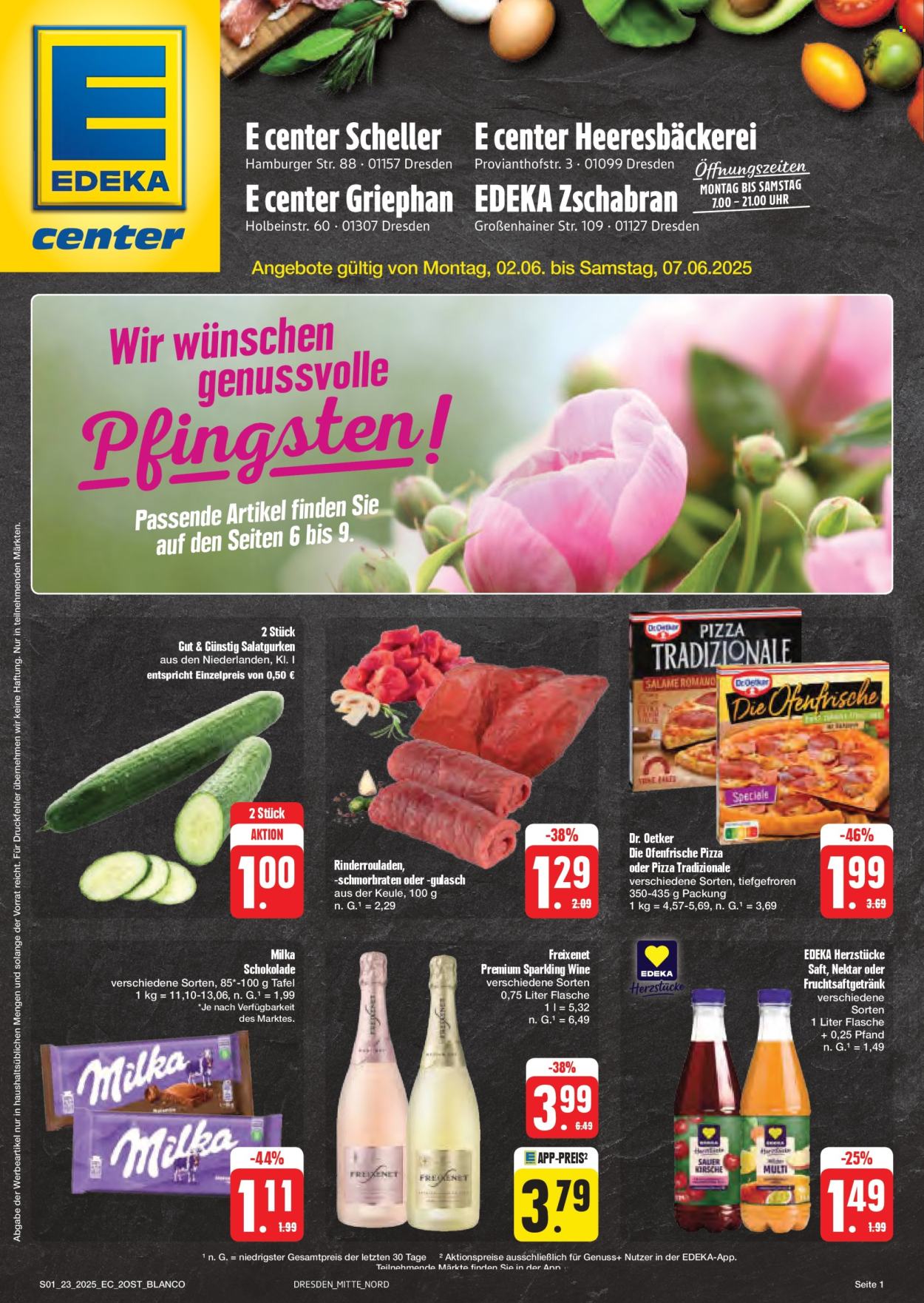 Leták Edeka - 2.6.2025 - 7.6.2025. Strana 1
