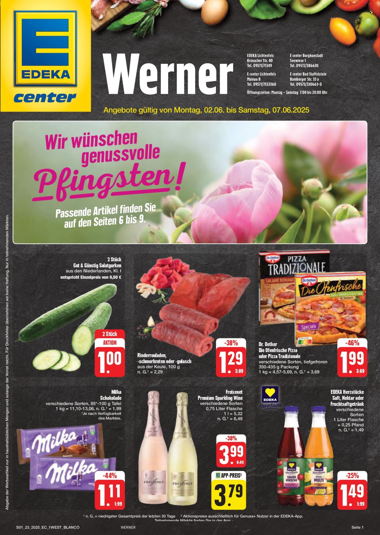Leták Edeka - 2.6.2025 - 7.6.2025. Strana 1