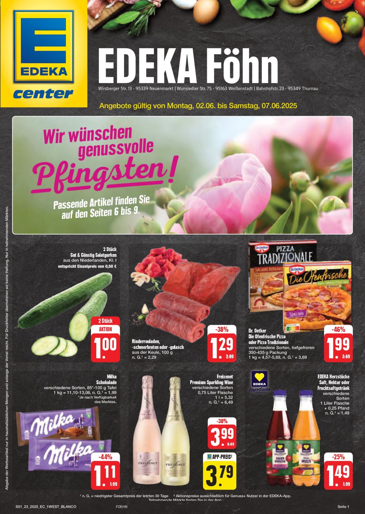 Leták Edeka - 2.6.2025 - 7.6.2025. Strana 1