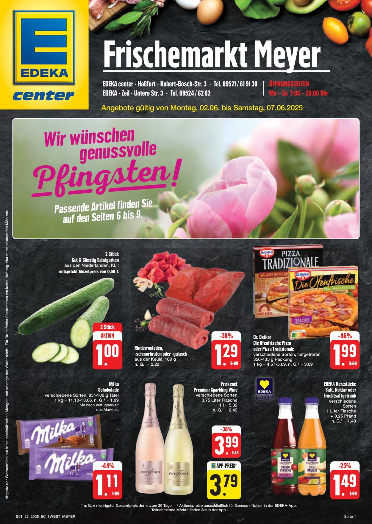 Leták Edeka - 2.6.2025 - 7.6.2025. Strana 1
