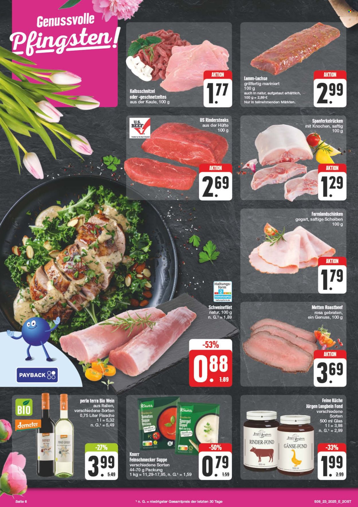 Leták Edeka - 2.6.2025 - 7.6.2025. Strana 6