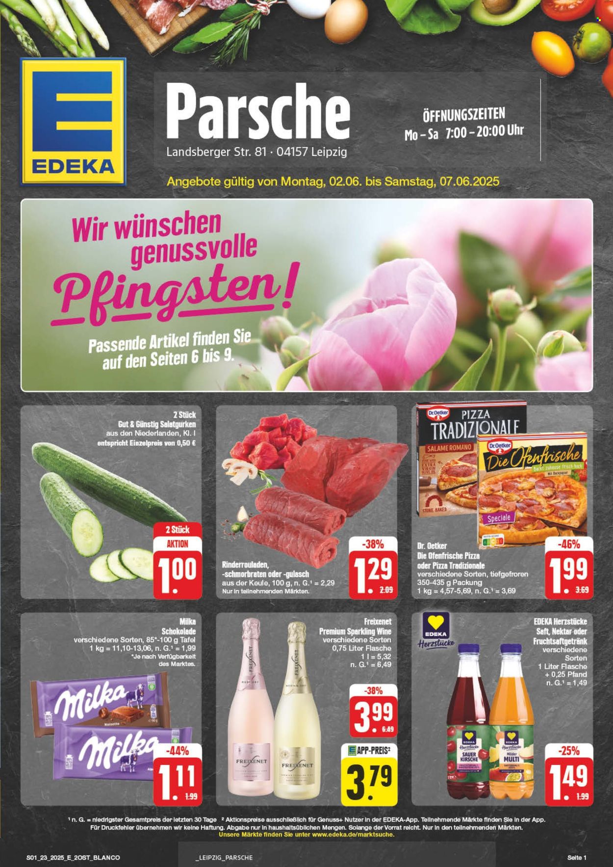 Leták Edeka - 2.6.2025 - 7.6.2025. Strana 1