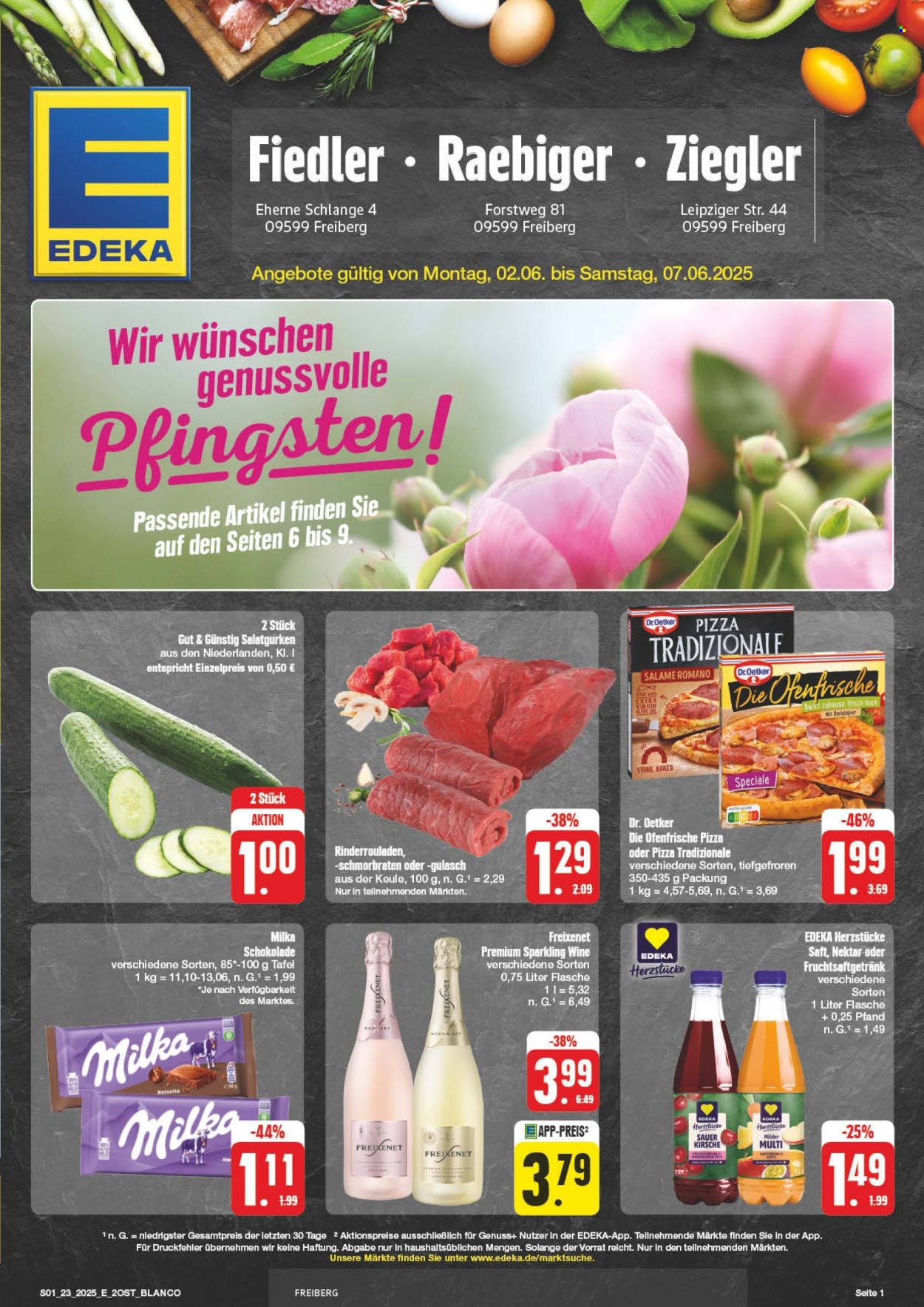 Leták Edeka - 2.6.2025 - 7.6.2025. Strana 1