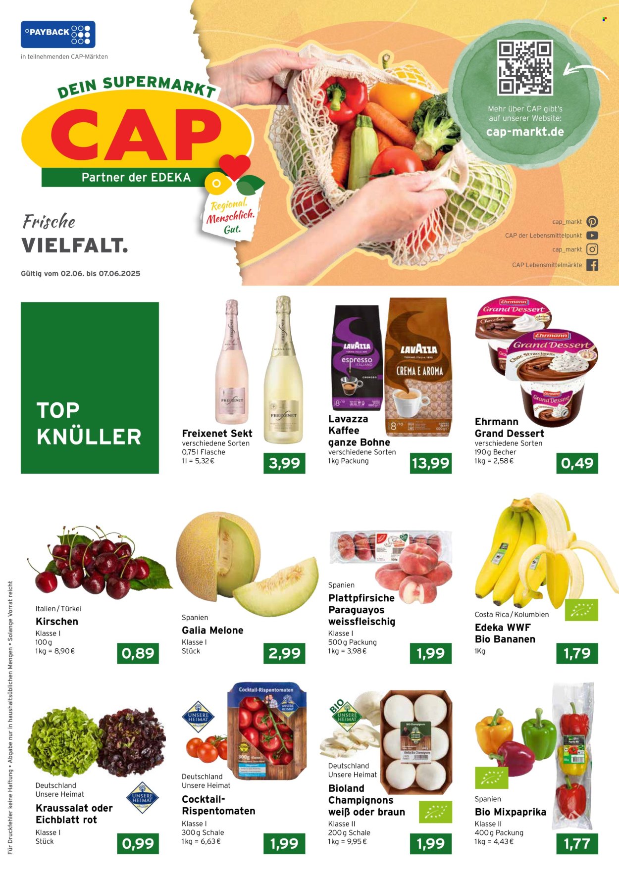 Leták CAP-Markt - 2.6.2025 - 7.6.2025. Strana 1