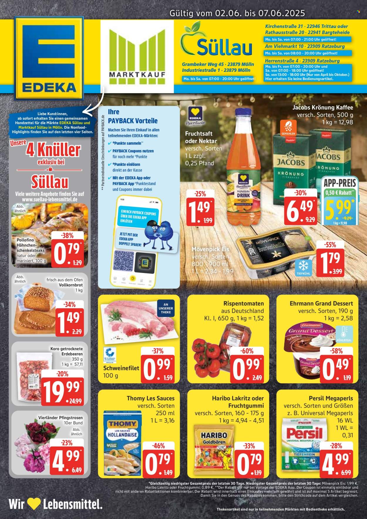 Leták Edeka - 2.6.2025 - 7.6.2025. Strana 1