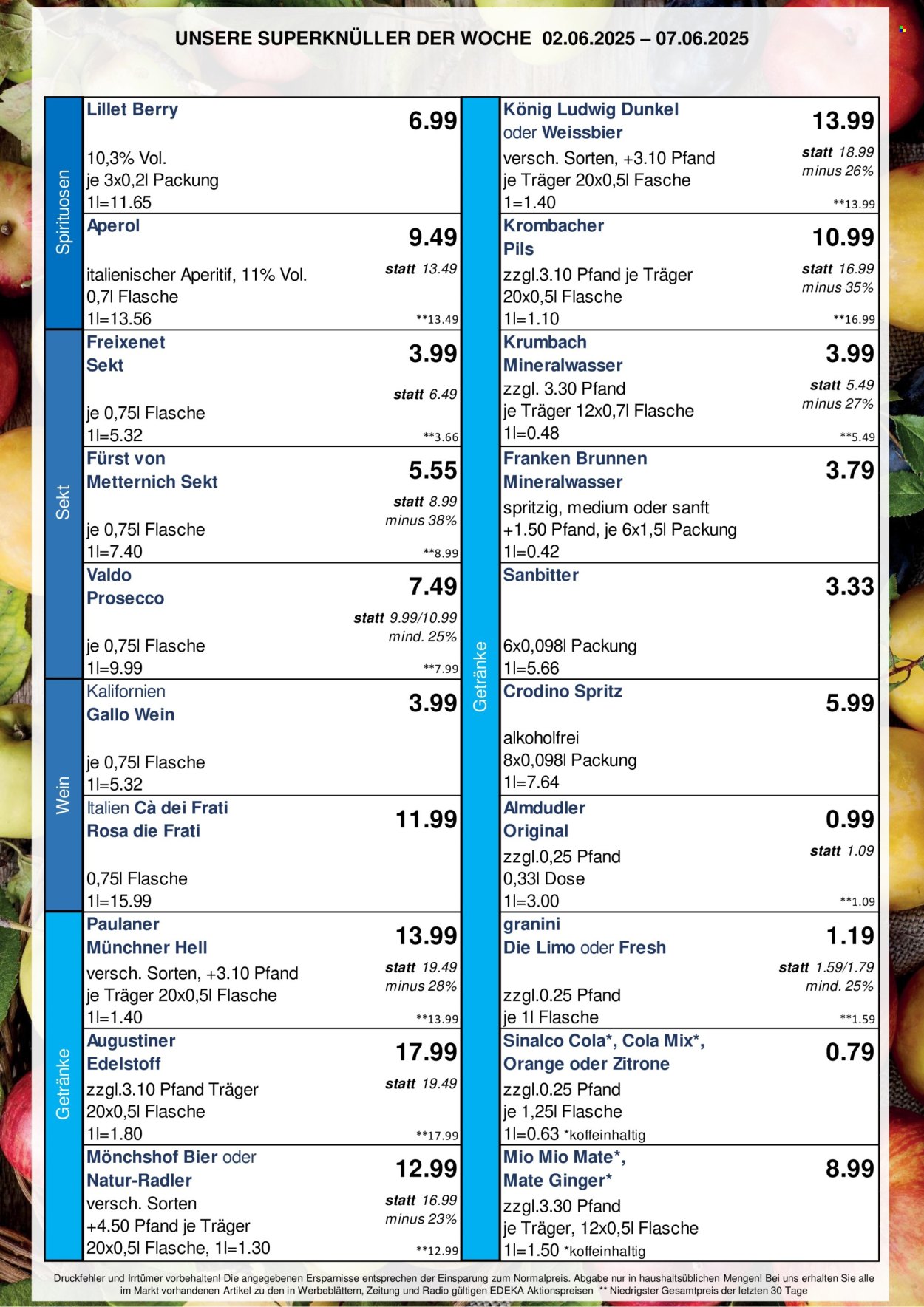 Leták Edeka - 2.6.2025 - 7.6.2025. Strana 4