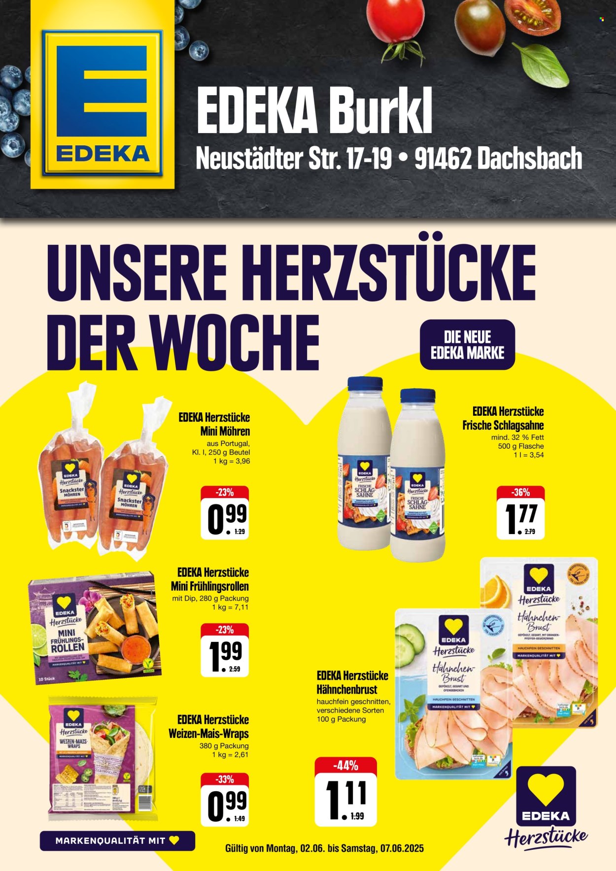 Leták Edeka - 2.6.2025 - 7.6.2025. Strana 1