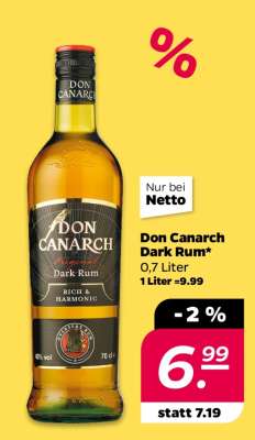 DON CANARCH Dark Rum